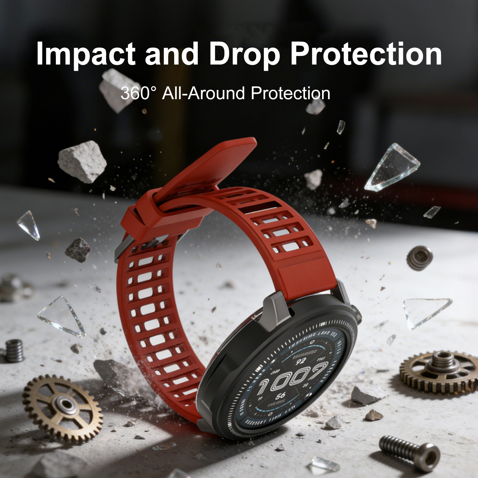 Amazfit Smartwatch Accessories - Protective Bumper Shell Hollow Drop-Resistant Protector