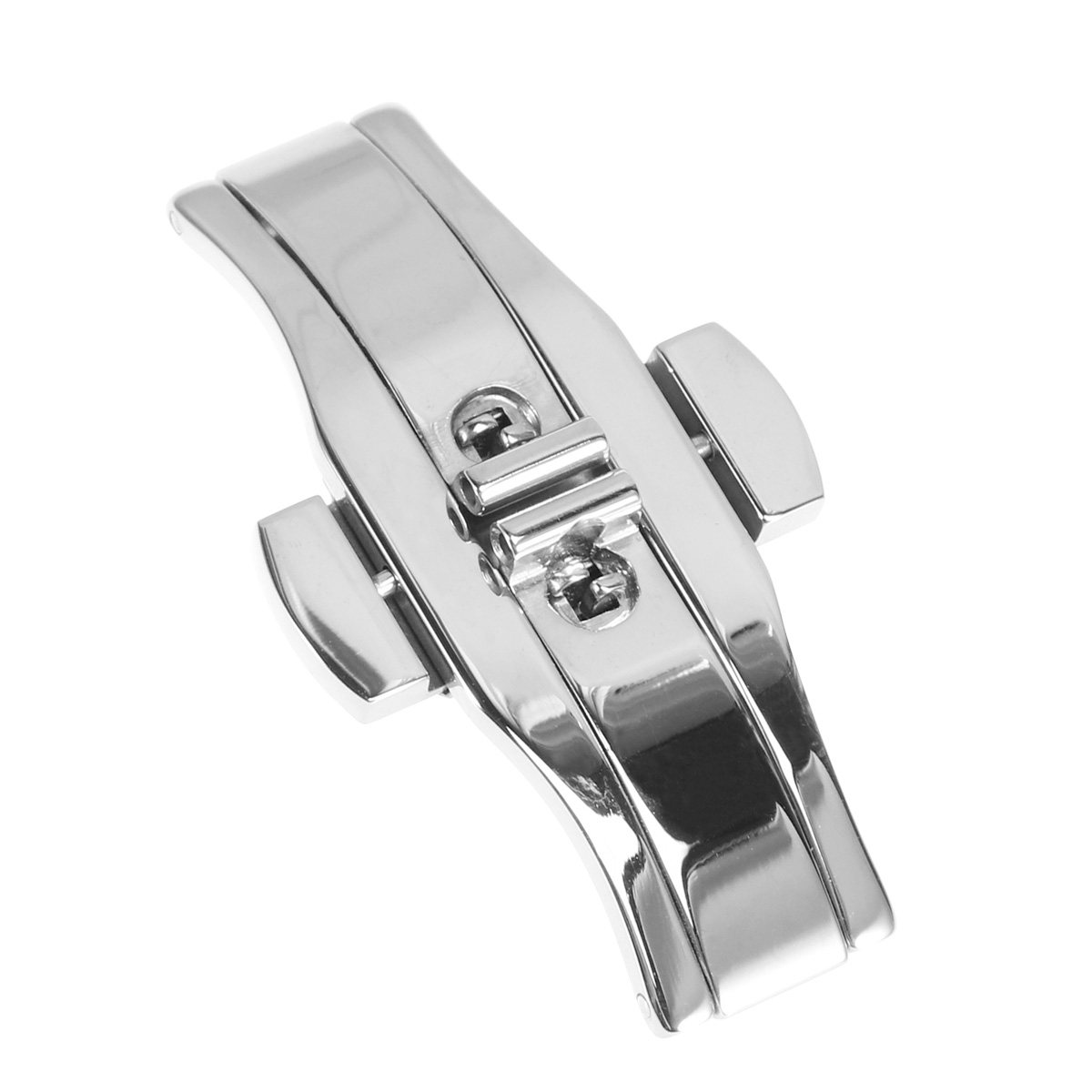 Stainless Mesh Band - Stainless Steel Watch Buckle Double Push