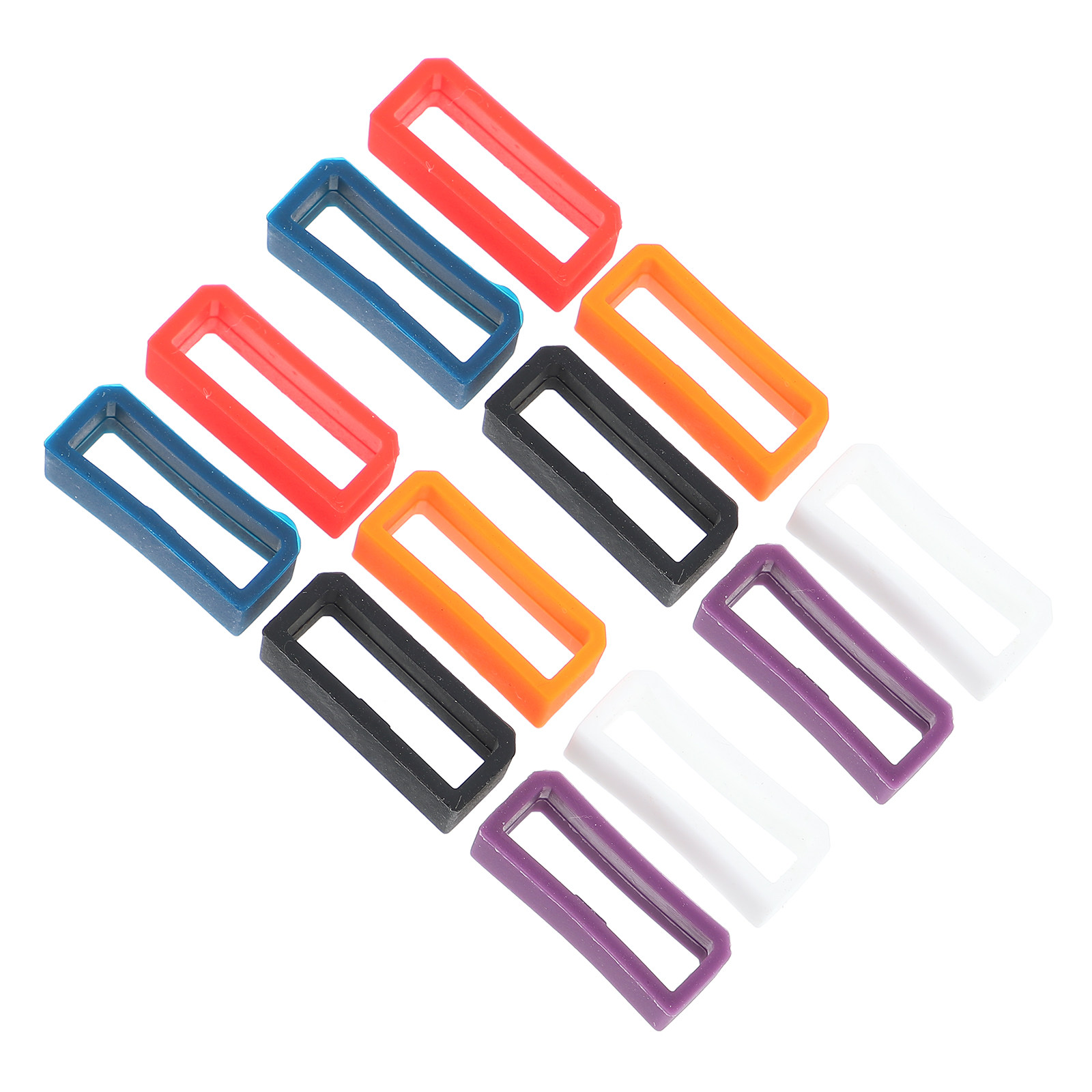 Silicone Band Replacement - 24Pcs Silicone Watchband Loop Watch Strap