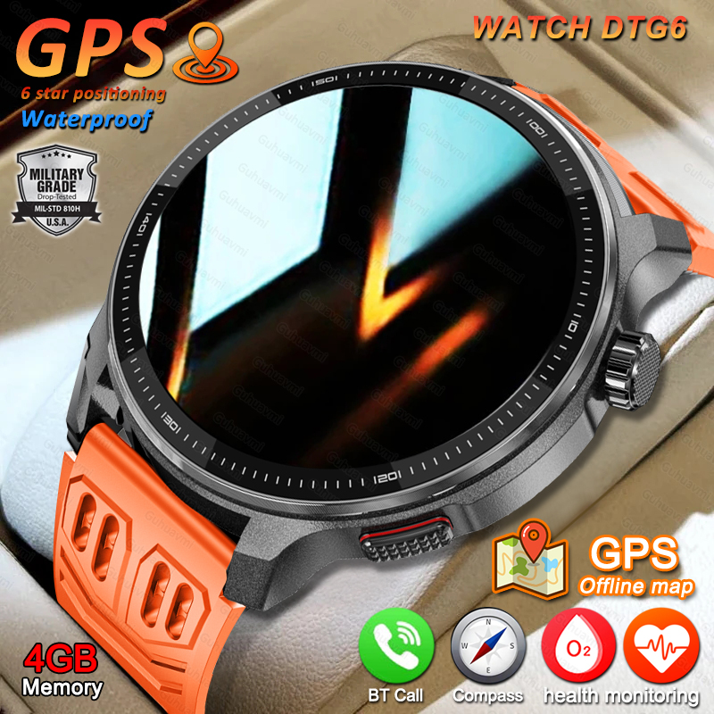 Smartwatch Custom - Smart watch Men 4GB Memory With