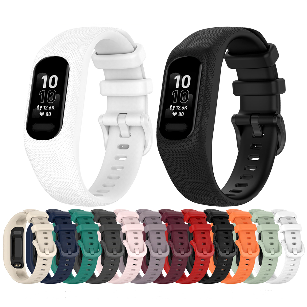 Silicone Band Replacement - Watchband for Garmin Vivosmart 5 Strap