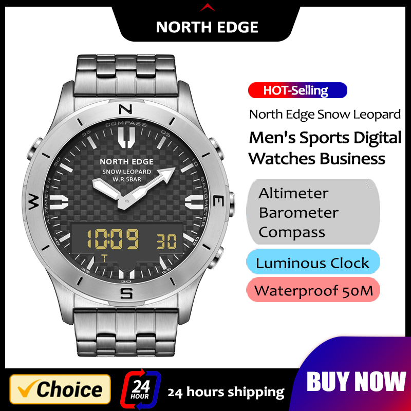 Smartwatch Custom - NORTH EDGE Men's Sports Digital Watch