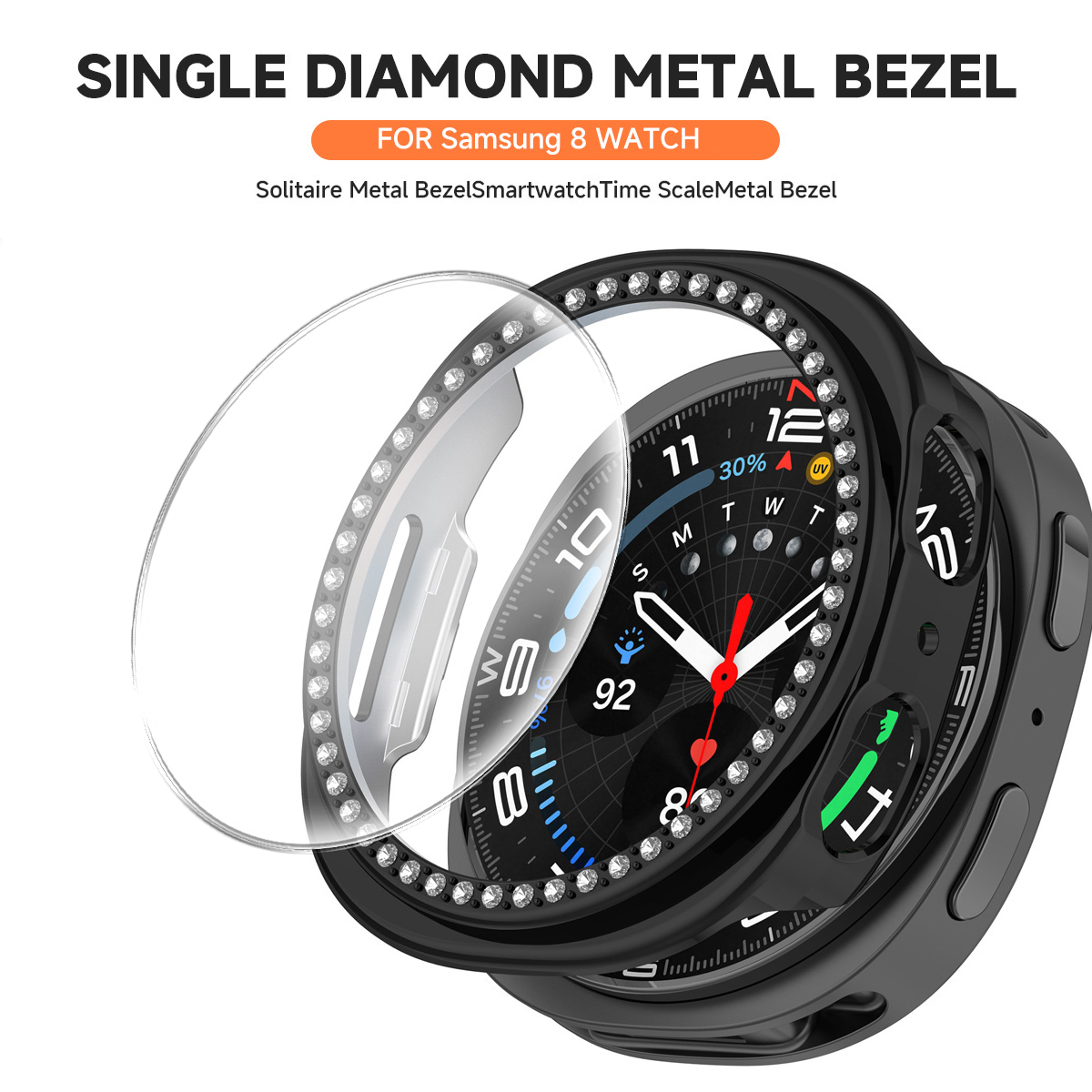 Case + Glass Full Coverage Bum – обзор и цена Samsung Smartwatch Accessories