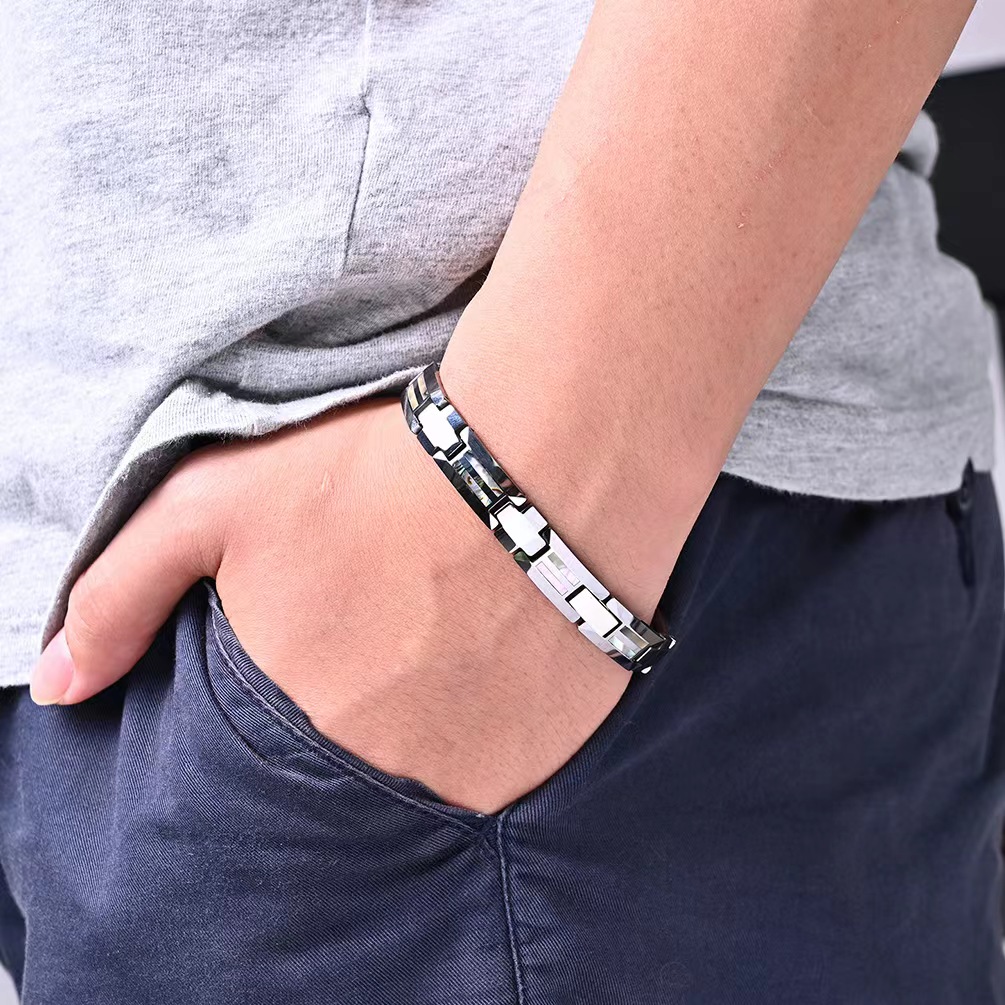 10mm Havey Punk Black Ceramic  – обзор и цена Ceramic Link Bracelet