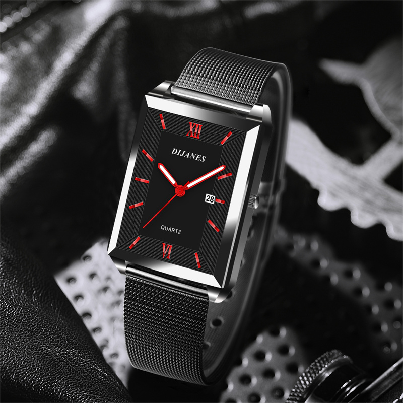 Men's Calendar Date Sport & Le – обзор и цена Stainless Mesh Band