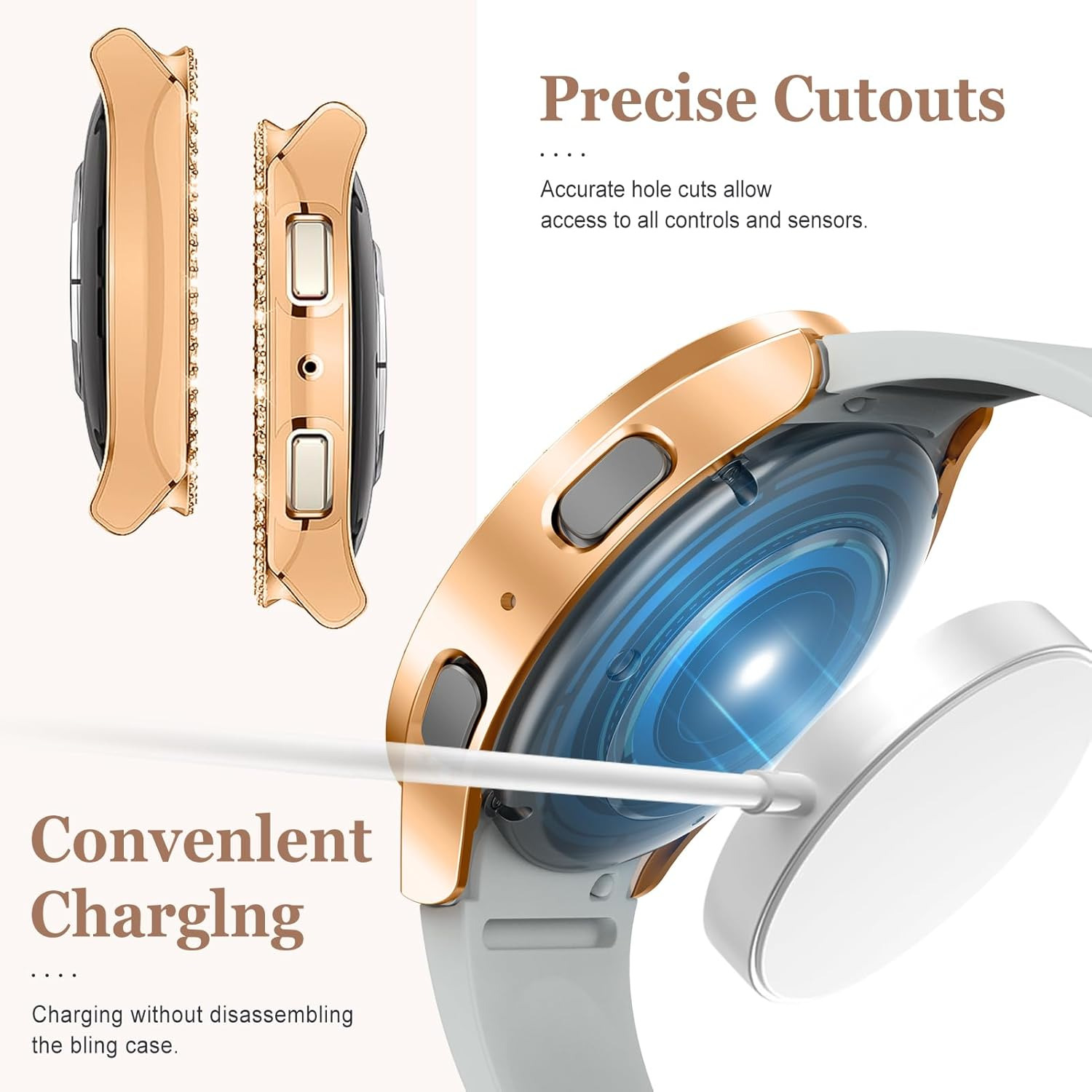 Bling watch Case for Samsung G – обзор и цена Accessories For Galaxy Watch 5