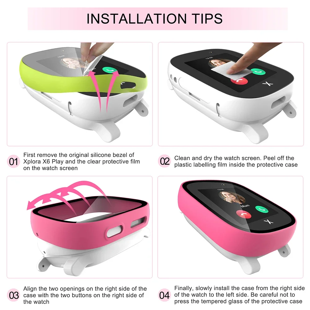 Case for Xploar X6 Play Kids S – обзор и цена Garmin Smartwatch Accessories