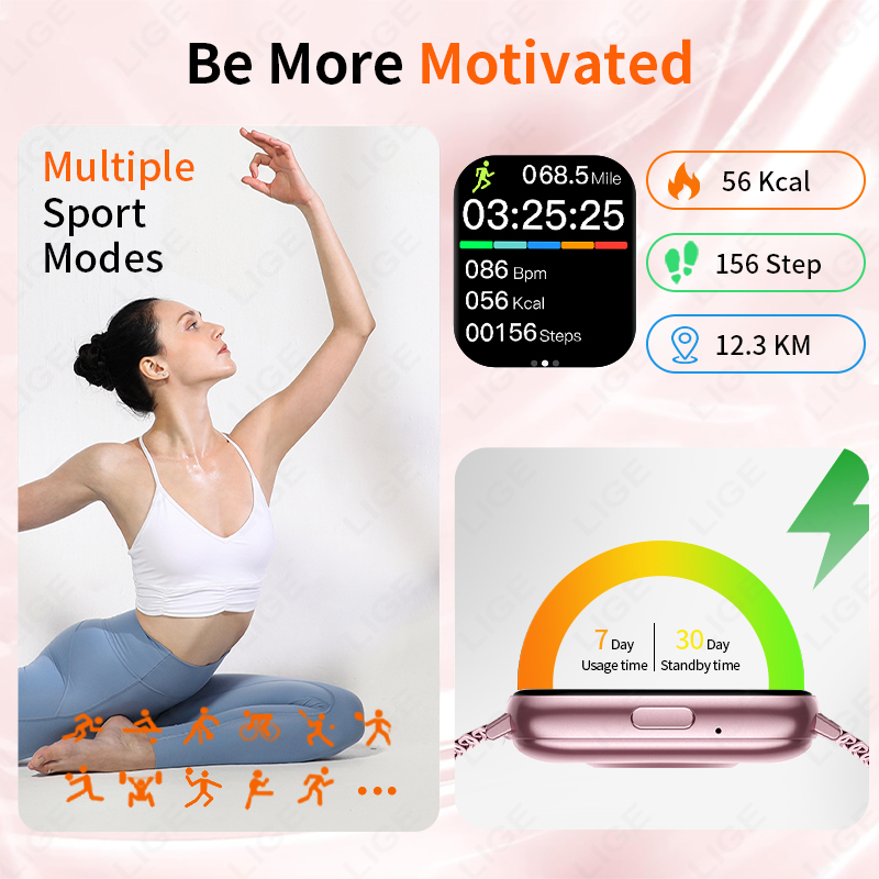 New 1.83‘’ HD Screen Fashion S – обзор и цена Smartwatch Custom