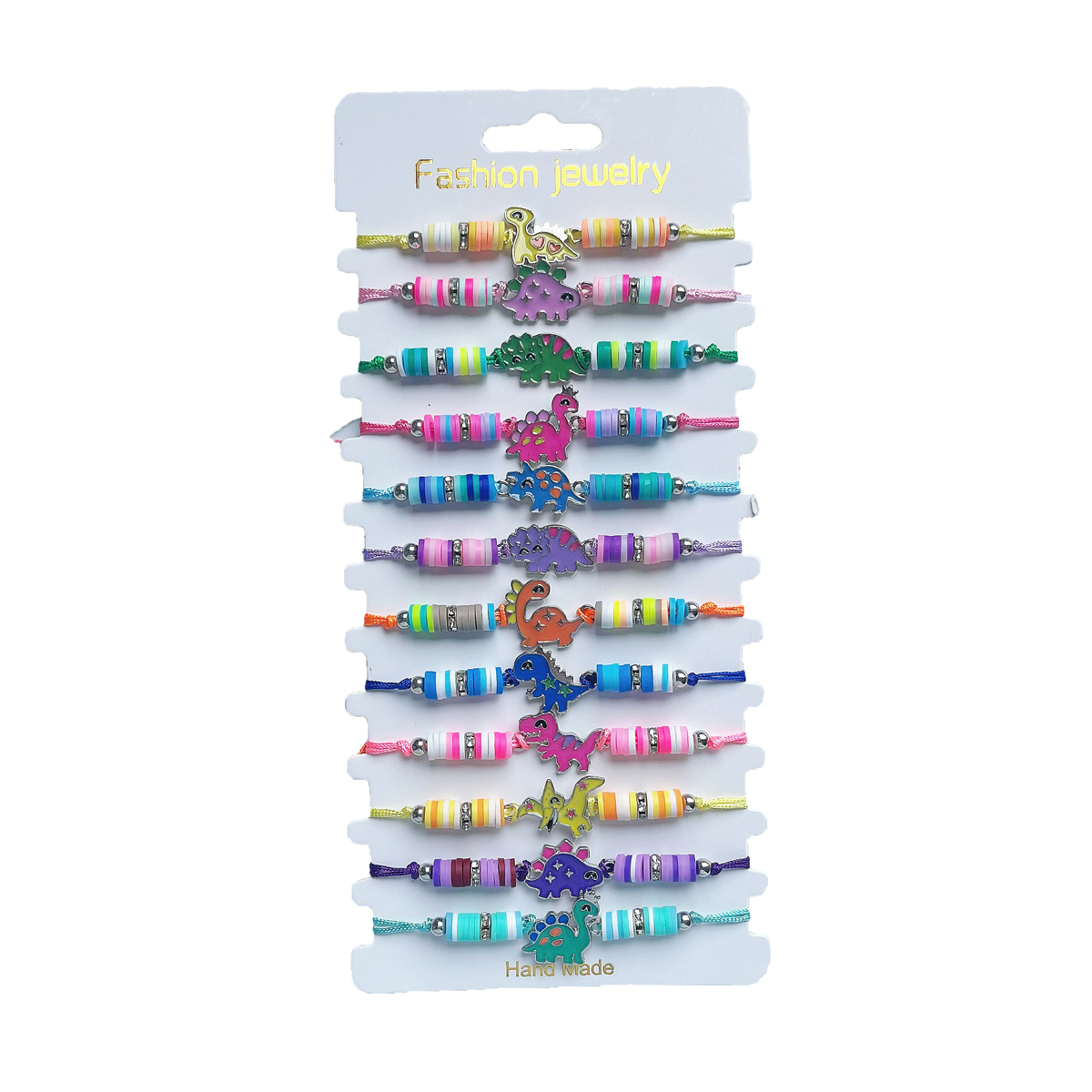 12Pcs Bohemian Style Colorful  – обзор и цена Ceramic Link Bracelet