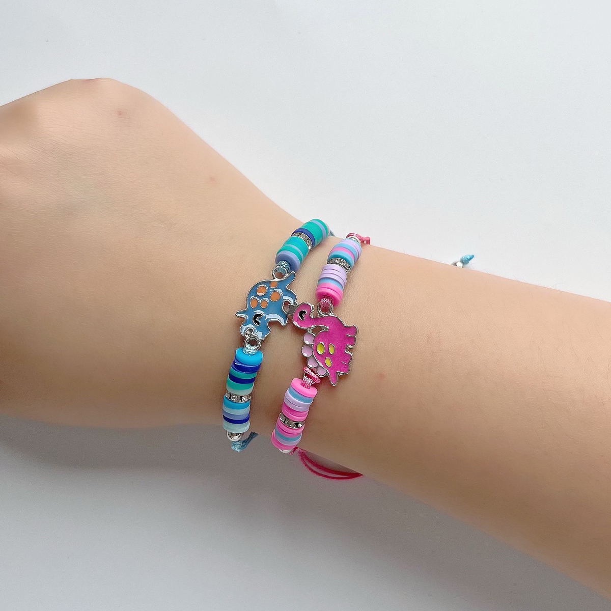 12Pcs Bohemian Style Colorful  – обзор и цена Ceramic Link Bracelet