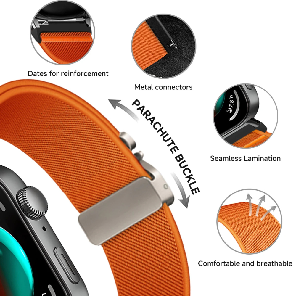 Parachute Buckle Nylon Band fo – обзор и цена Sport Loop Strap