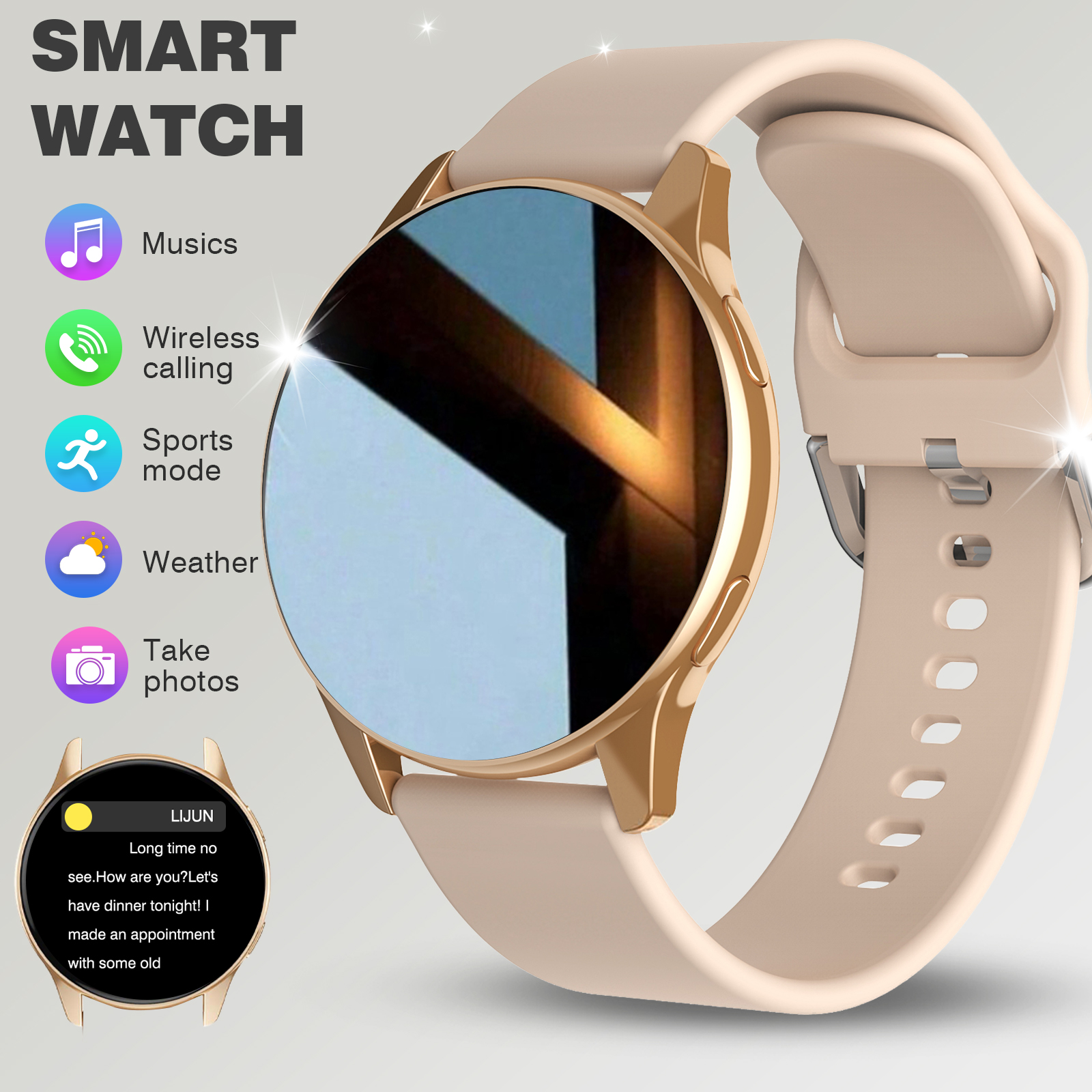 Smartwatch, Wireless Calling/D – обзор и цена Smartwatch Custom