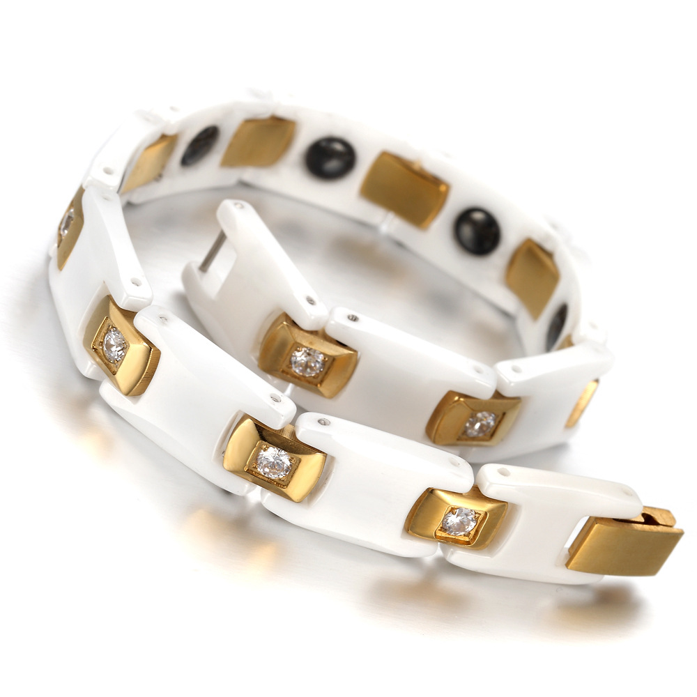 Vinterly Bracelets for Women C – обзор и цена Ceramic Link Bracelet