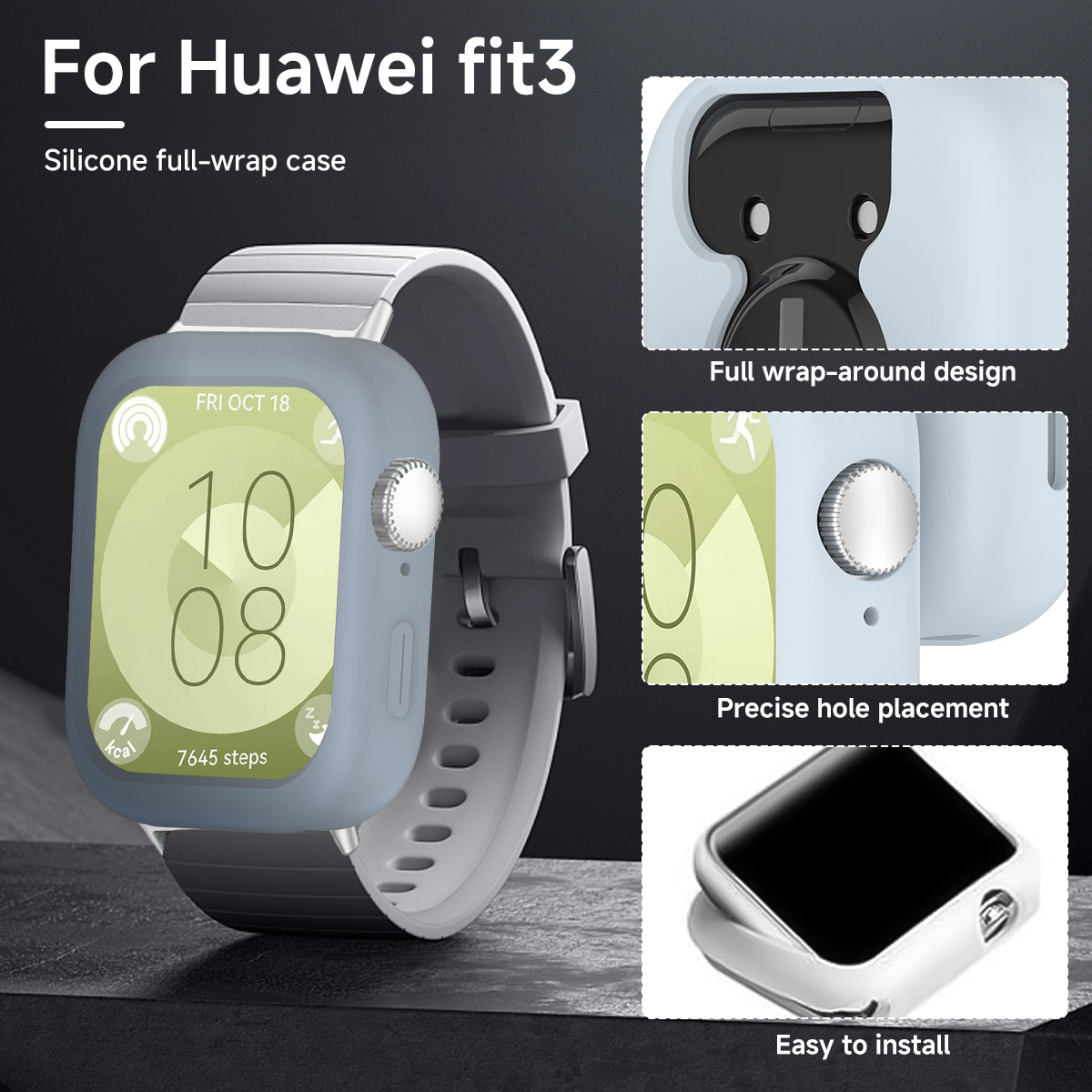 TPU Silicone Case For Huawei W – обзор и цена Huawei Smartwatch Accessories