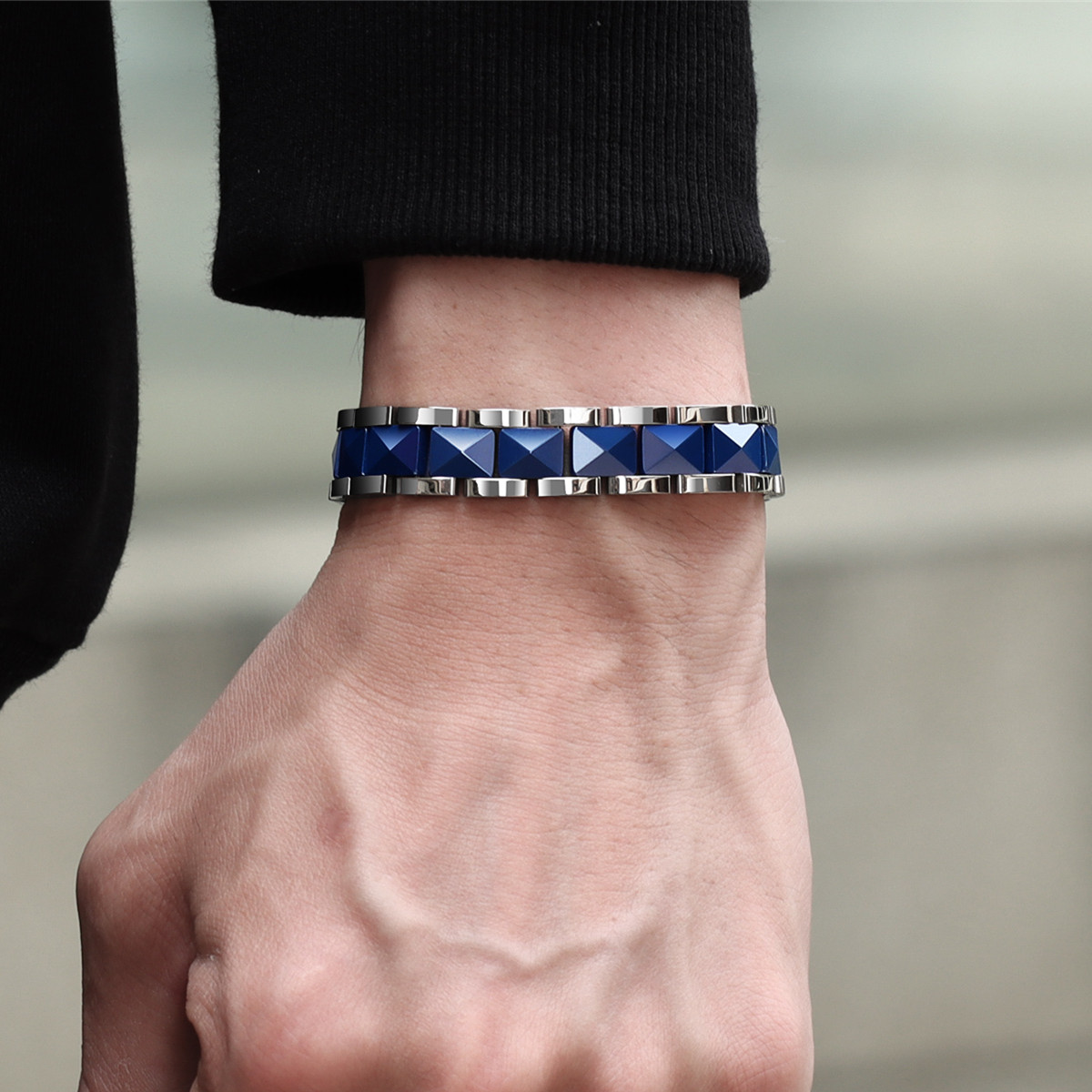 ARADOO Premium Ceramic Titaniu – обзор и цена Ceramic Link Bracelet