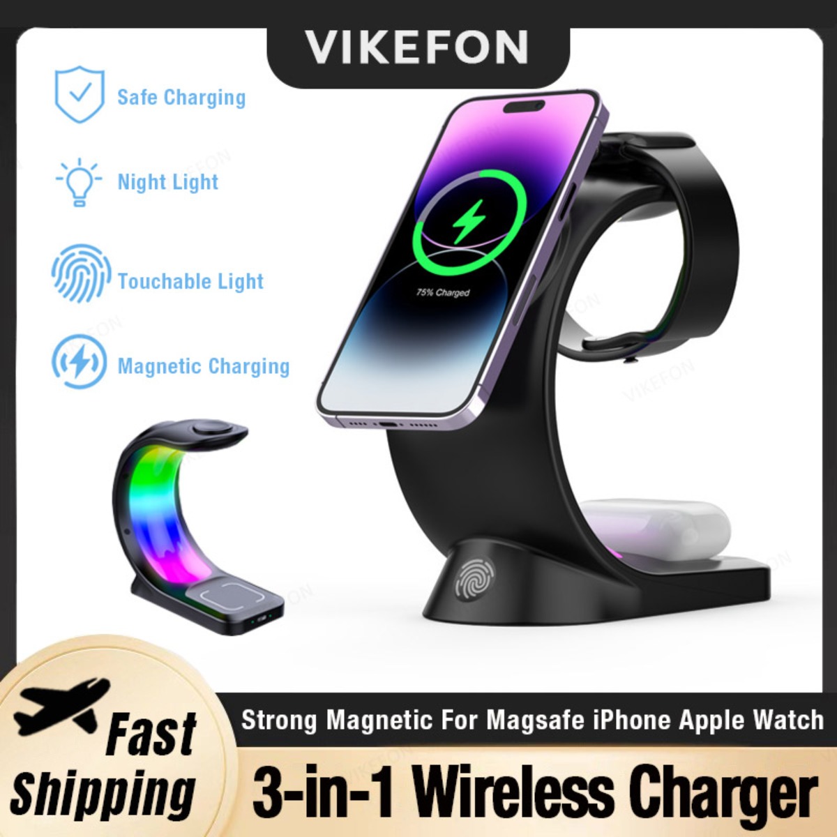 Magnetic Wireless Charger Touc – обзор и цена Smartwatch Touch