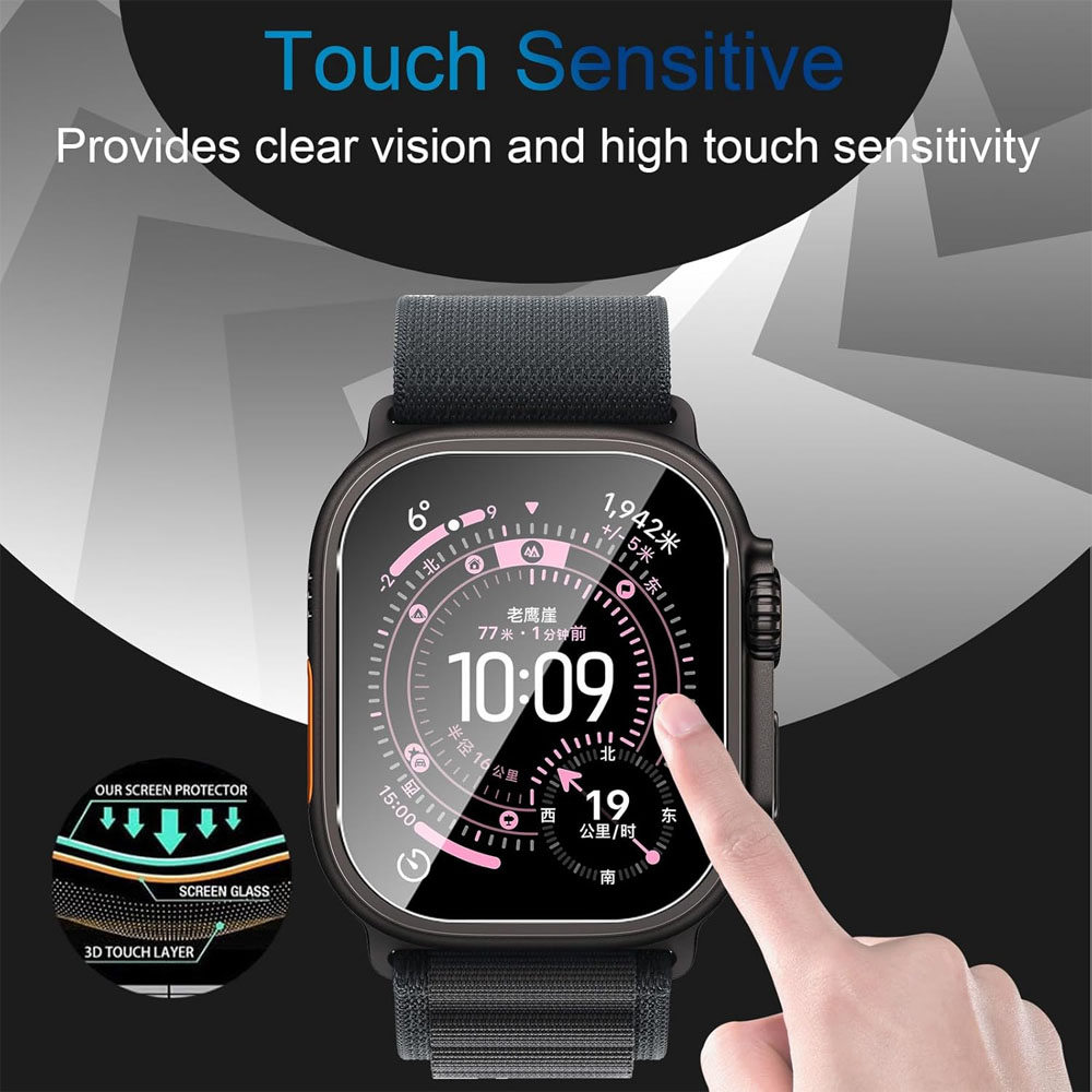 Tempered Glass For Apple Watch – обзор и цена Watch Case Bumper