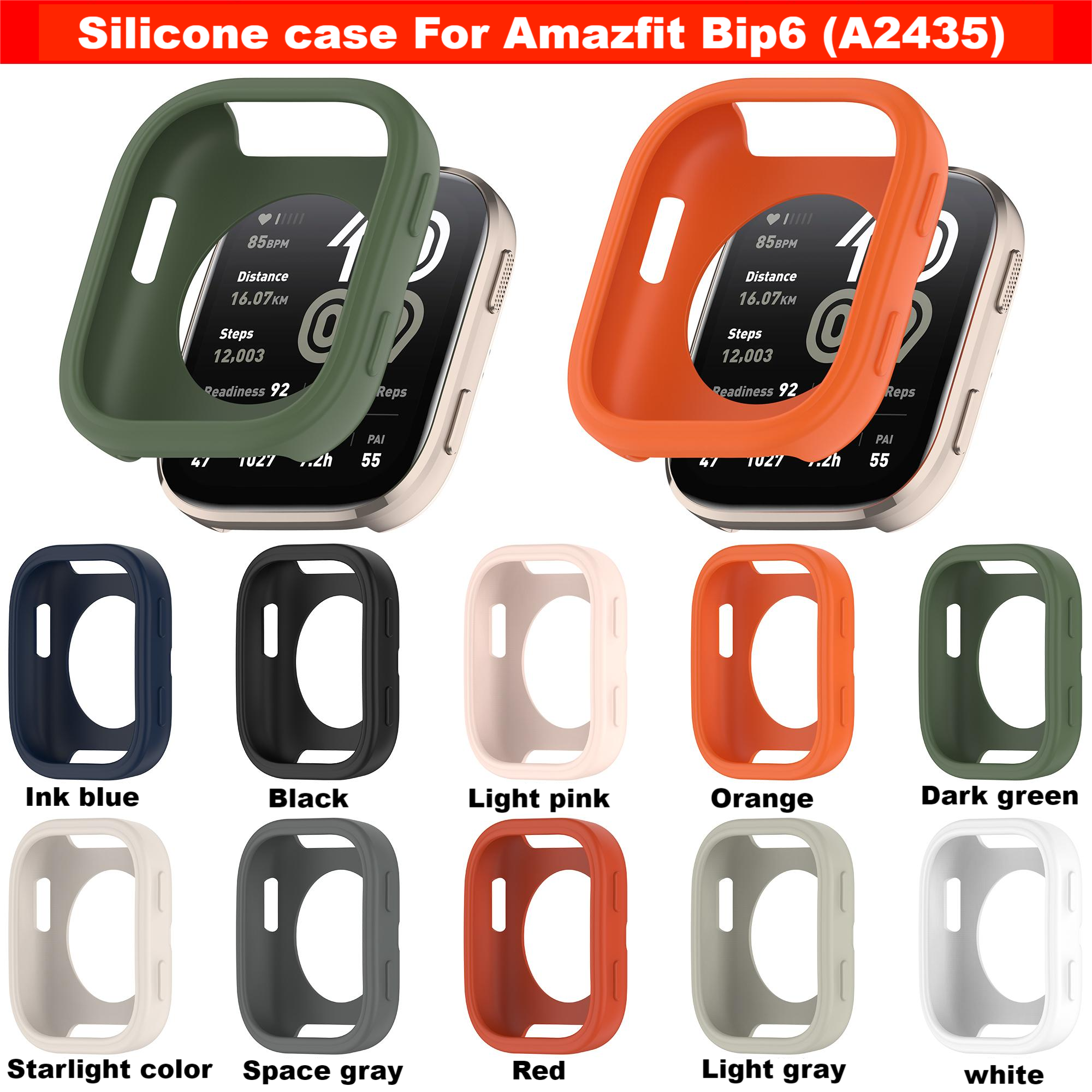 Soft Case For Amazfit Bip6 (A2 – обзор и цена Amazfit Smartwatch Accessories
