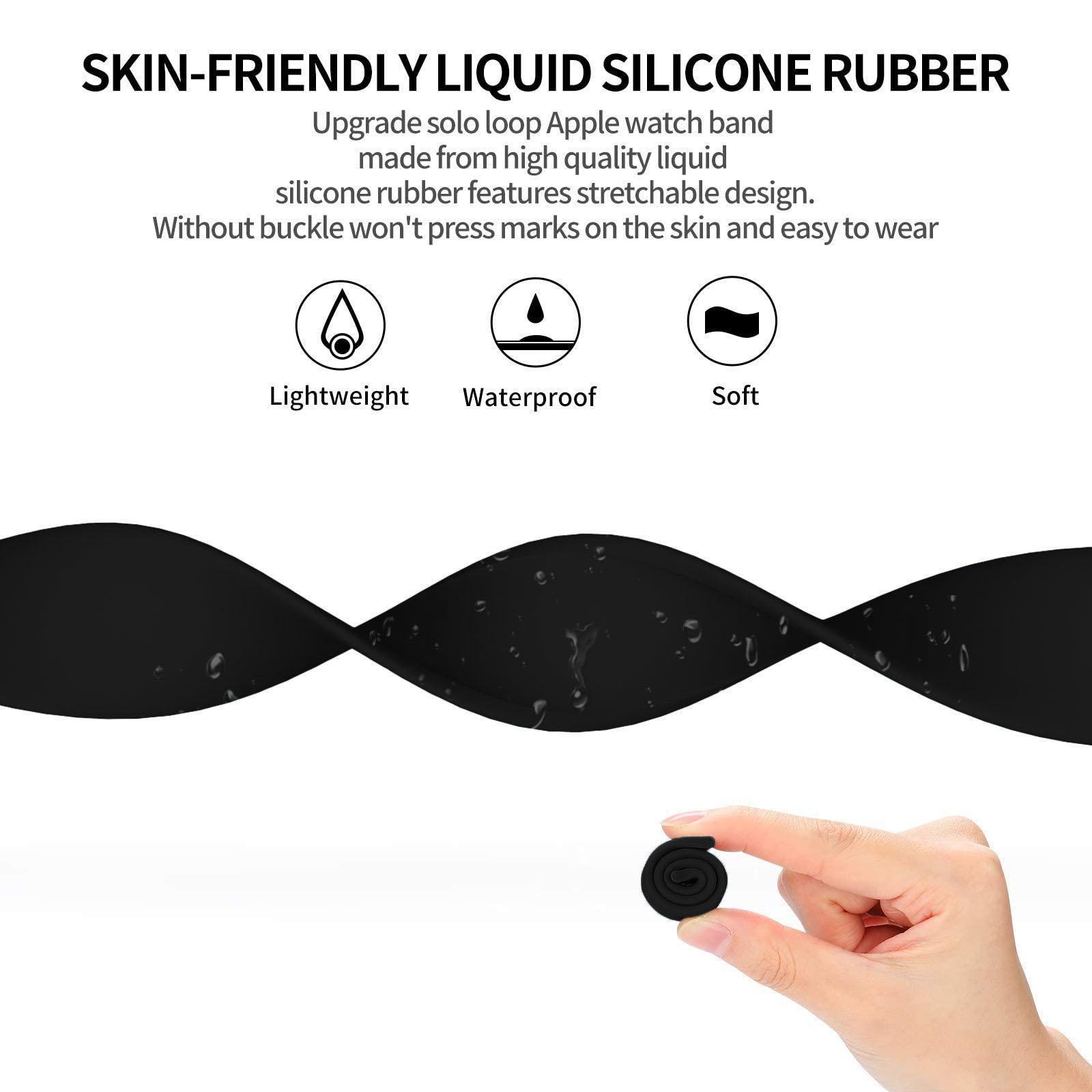 Solo Loop silicone for apple W – обзор и цена Sport Loop Strap