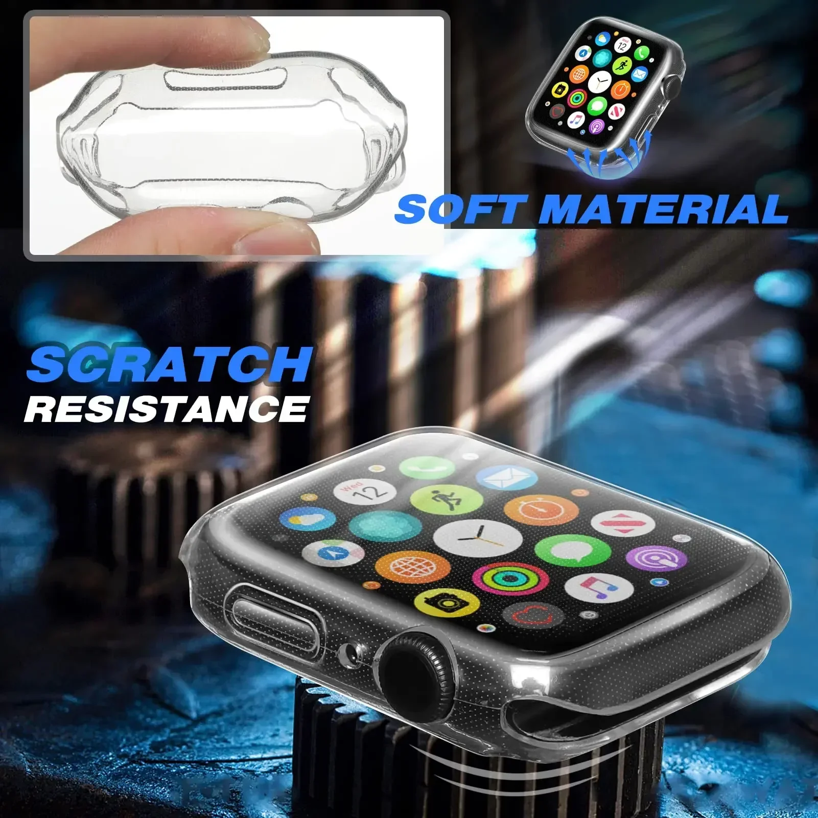 Cover For Apple Watch Case 44m – обзор и цена Garmin Smartwatch Accessories