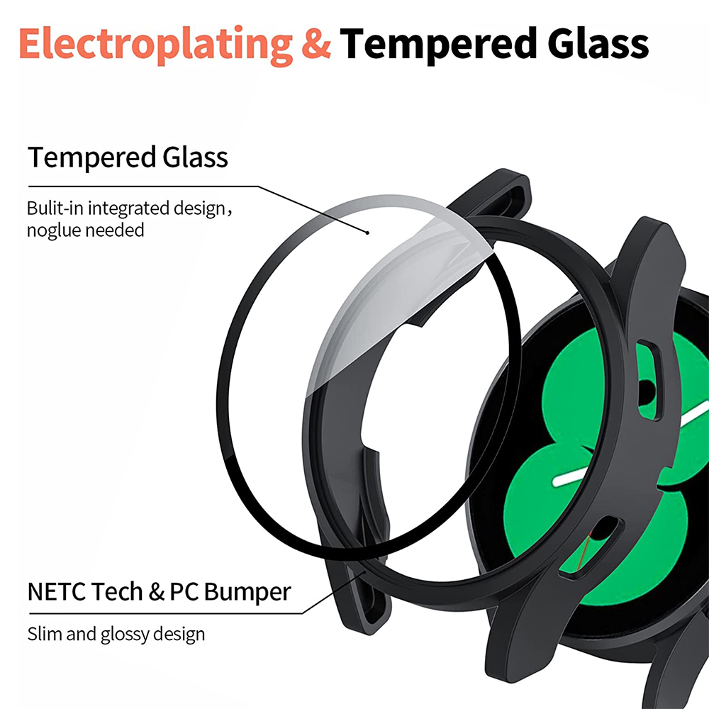 Tempered Glass+ PC Cover for S – обзор и цена Accessories For Galaxy Watch 5