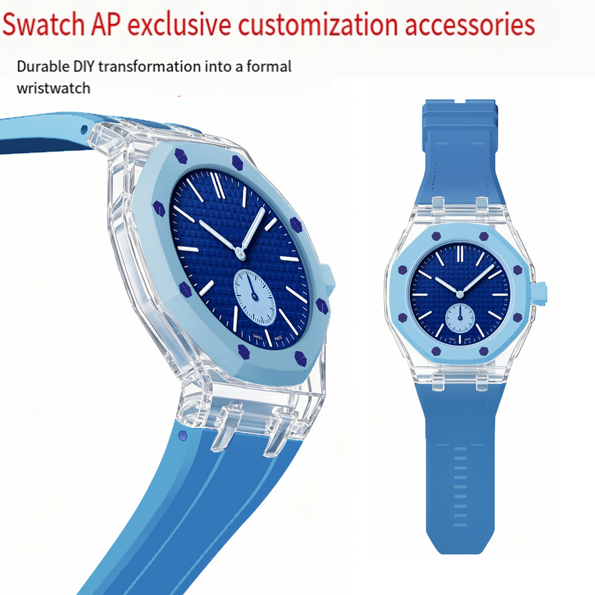 For AP Swatch Co branded Modif – обзор и цена Silicone Band Replacement