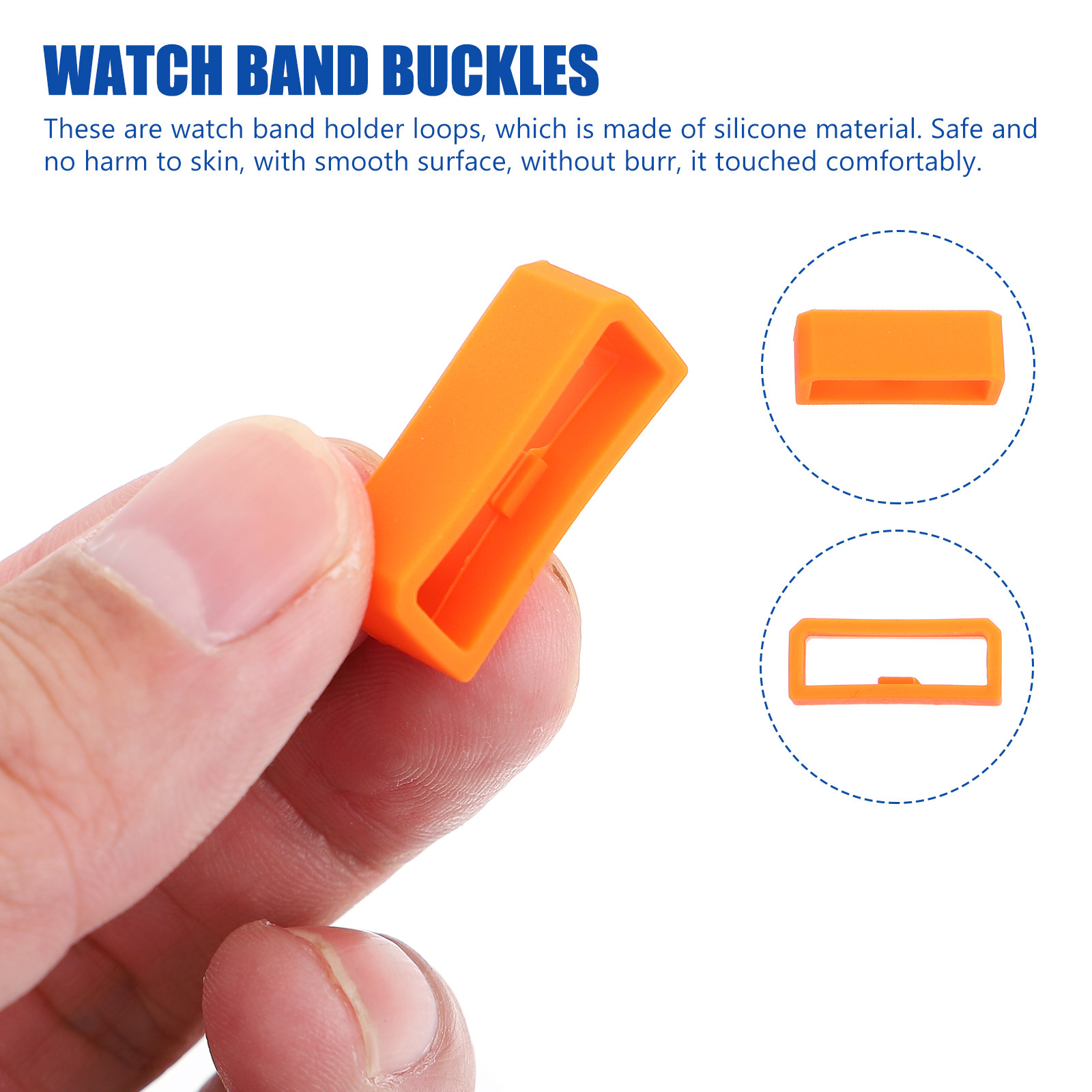 24Pcs Silicone Watchband Loop  – обзор и цена Silicone Band Replacement