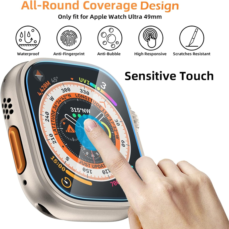Tempered Glass For Apple Watch – обзор и цена Watch Case Bumper
