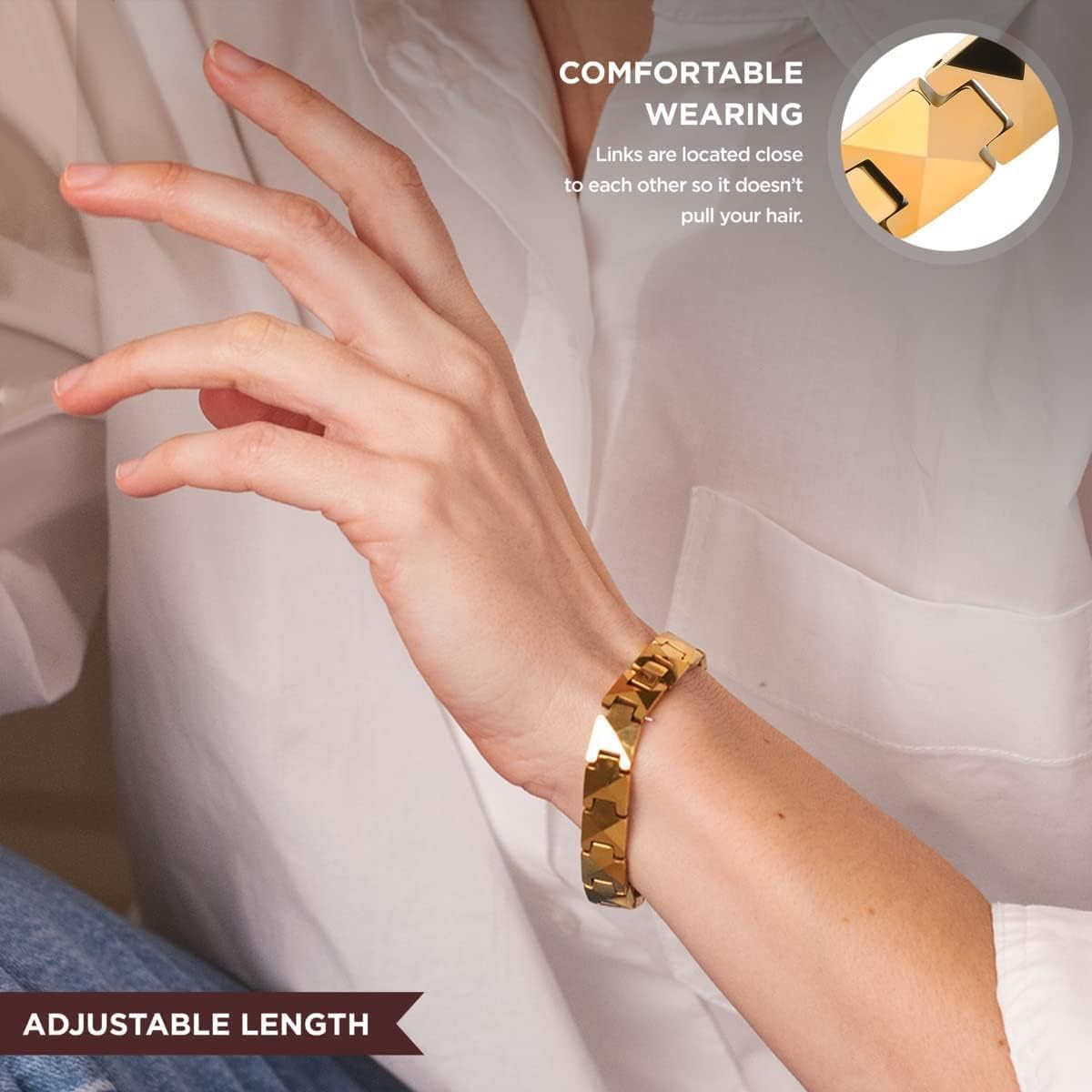 ARADOO Premium Ceramic Bracele – обзор и цена Ceramic Link Bracelet