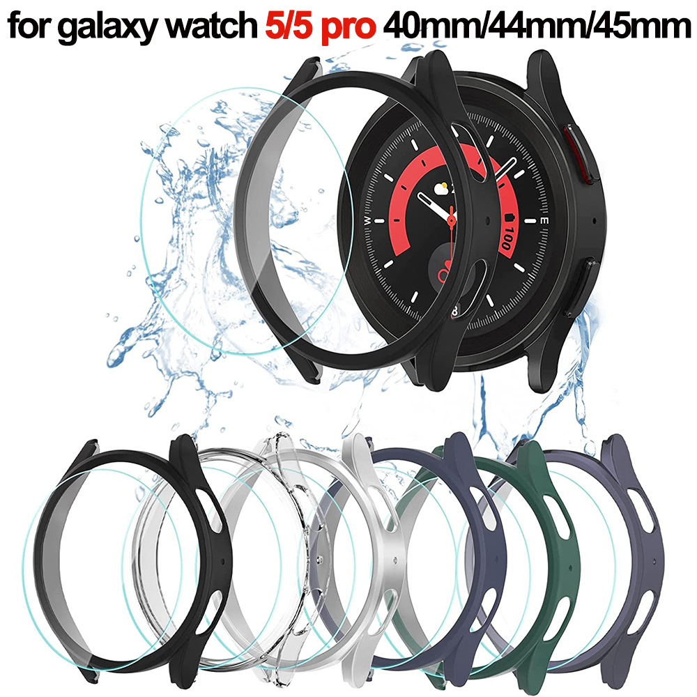 Cover+Tempered Glass for Samsu – обзор и цена Accessories For Galaxy Watch 5