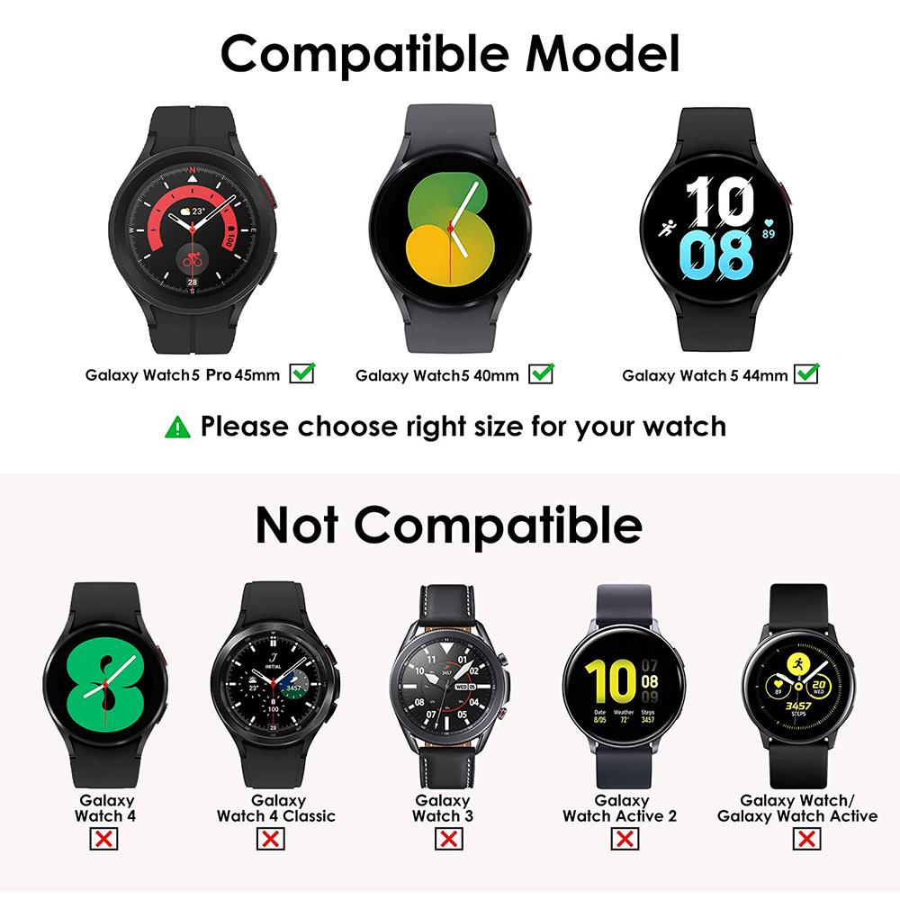 Cover+Tempered Glass for Samsu – обзор и цена Accessories For Galaxy Watch 5