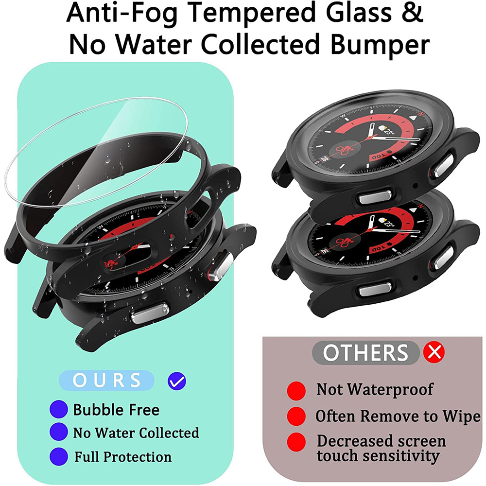 Cover+Tempered Glass for Samsu – обзор и цена Accessories For Galaxy Watch 5