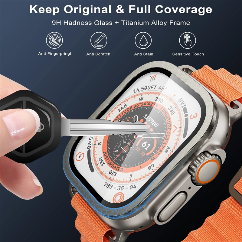 Tempered Glass for Apple Watch – обзор и цена Watch Case Bumper