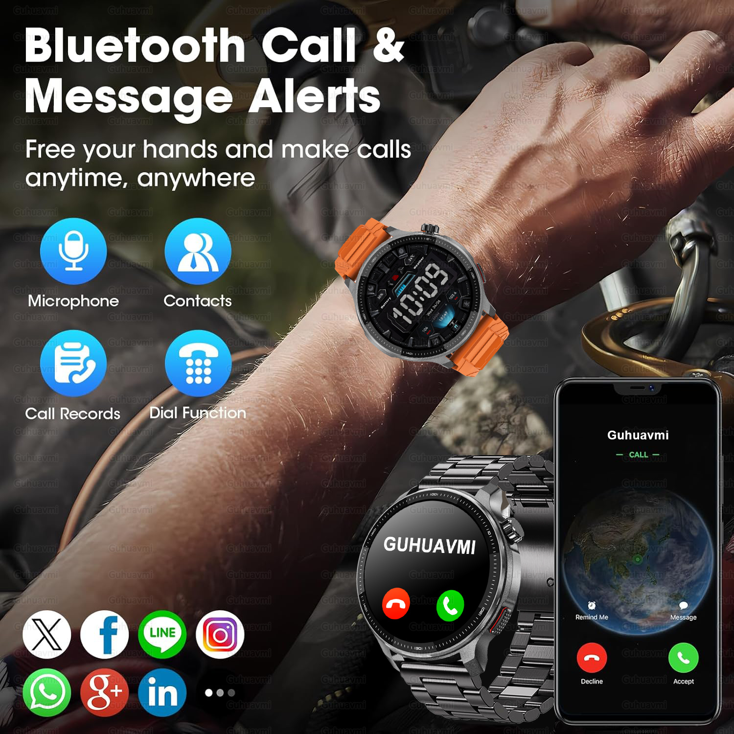 Smart watch Men 4GB Memory Wit – обзор и цена Smartwatch Custom