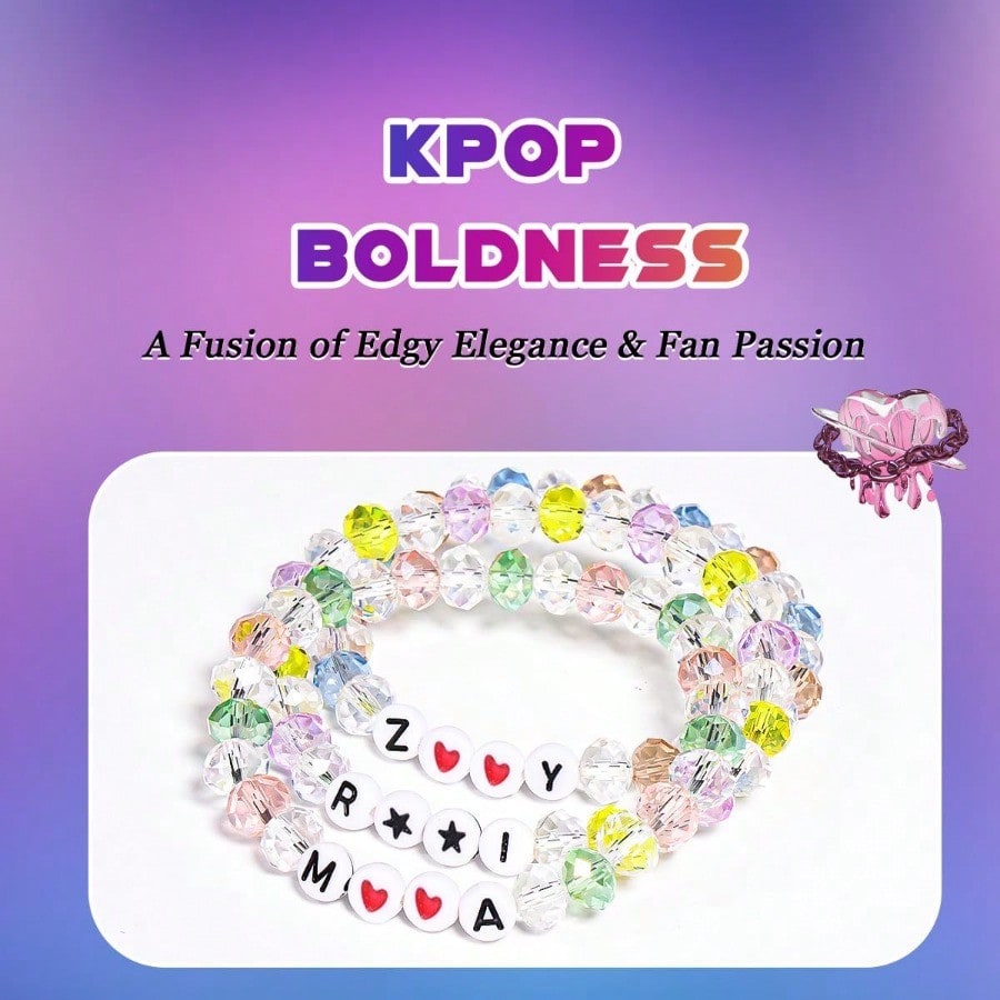 1Pack AICase Kpop Merch Beaded – обзор и цена Ceramic Link Bracelet