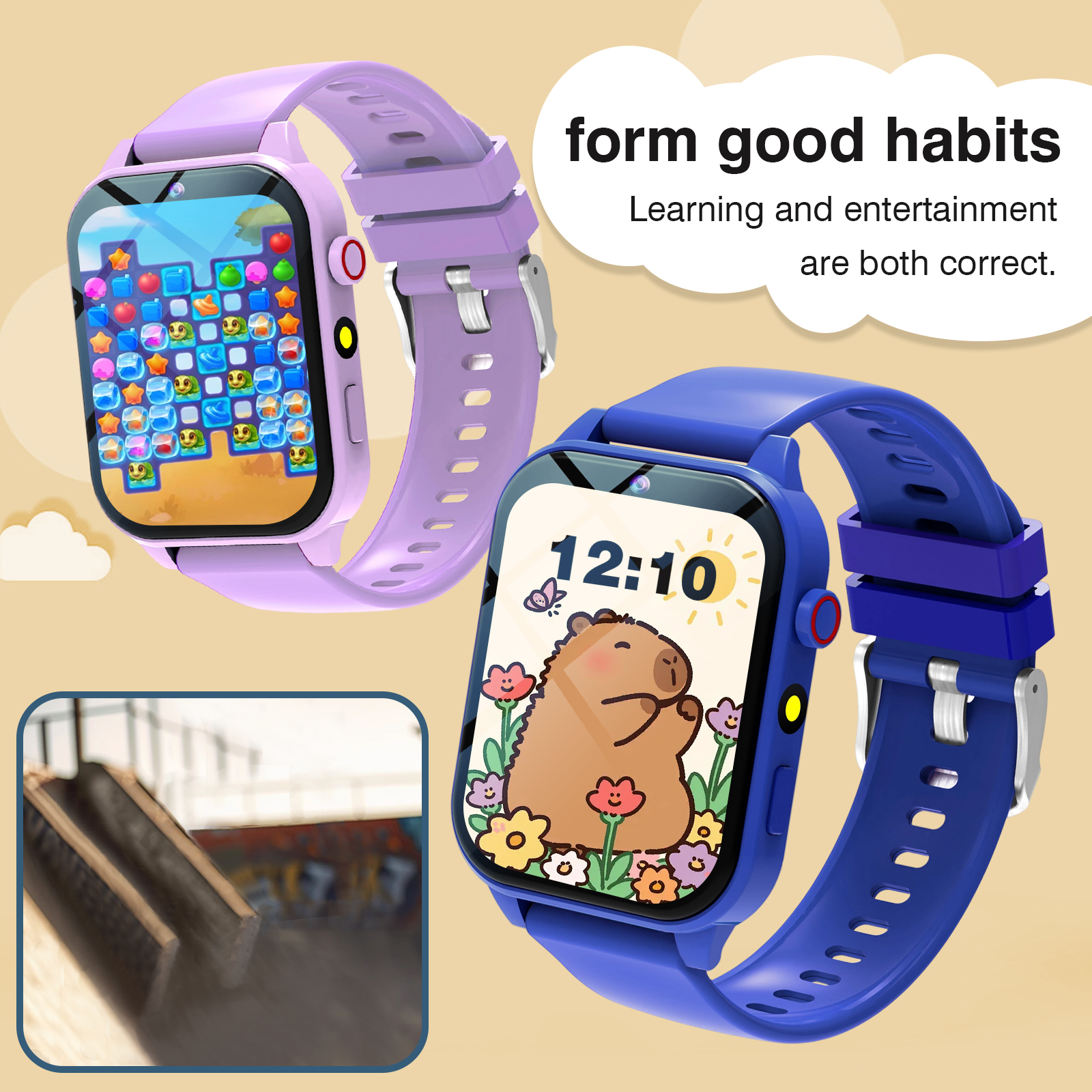 Kids′s Smart Watch 18 Games Ca – обзор и цена Smartwatch Touch