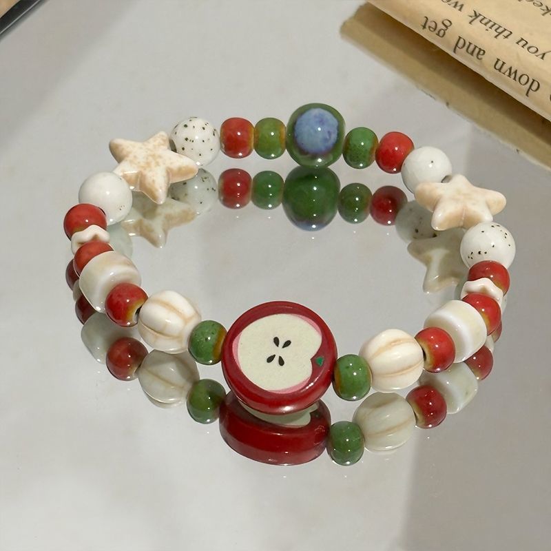 Retro Imitation Apple Ceramic  – обзор и цена Ceramic Link Bracelet