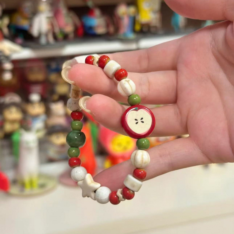 Retro Imitation Apple Ceramic  – обзор и цена Ceramic Link Bracelet