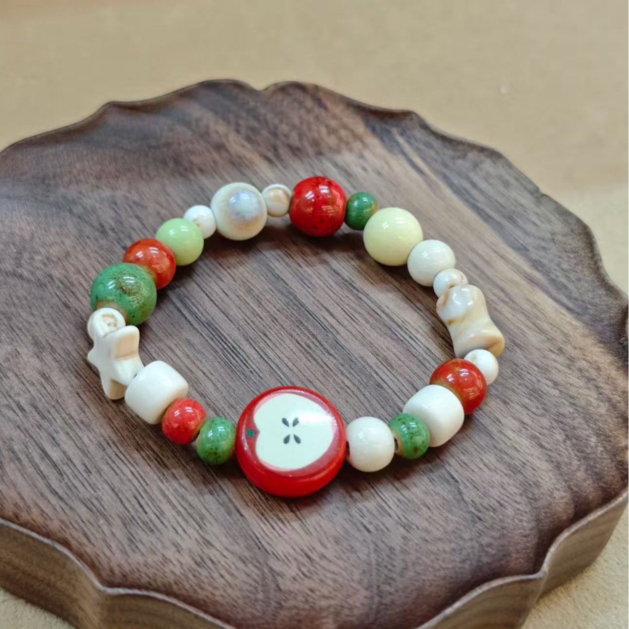 Retro Imitation Apple Ceramic  – обзор и цена Ceramic Link Bracelet