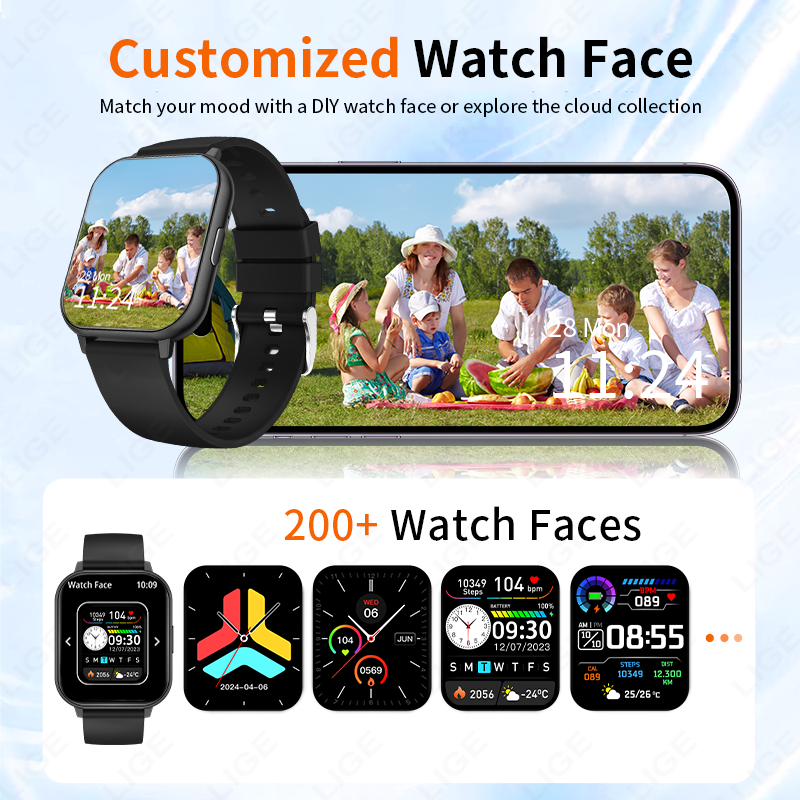 New Smart Watch Men Full Touch – обзор и цена Smartwatch Custom
