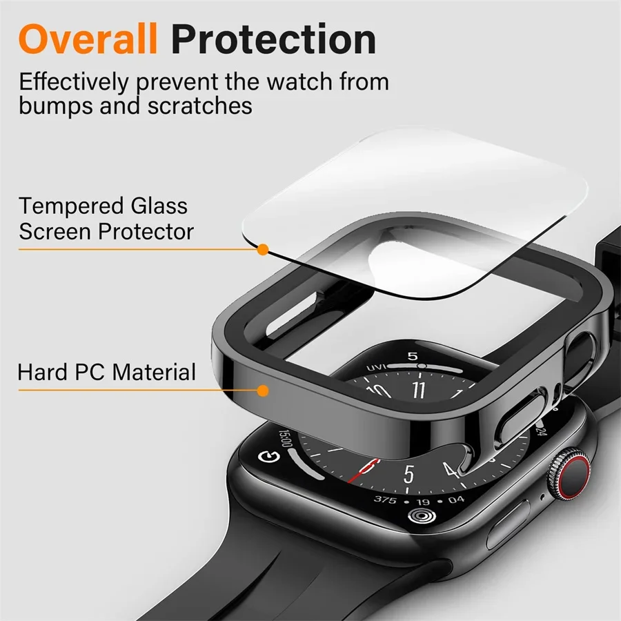 Glass+cover For Apple Watch ca – обзор и цена Smartwatch Watch Accessories For Women