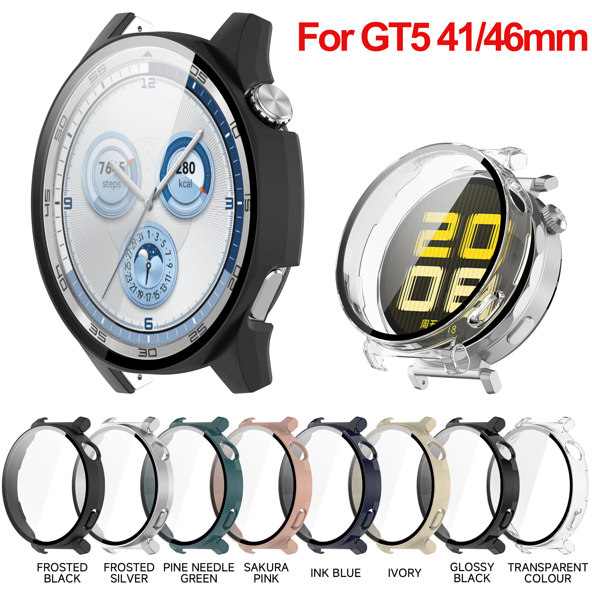 Tempered glass case For Huawei – обзор и цена Huawei Smartwatch Accessories