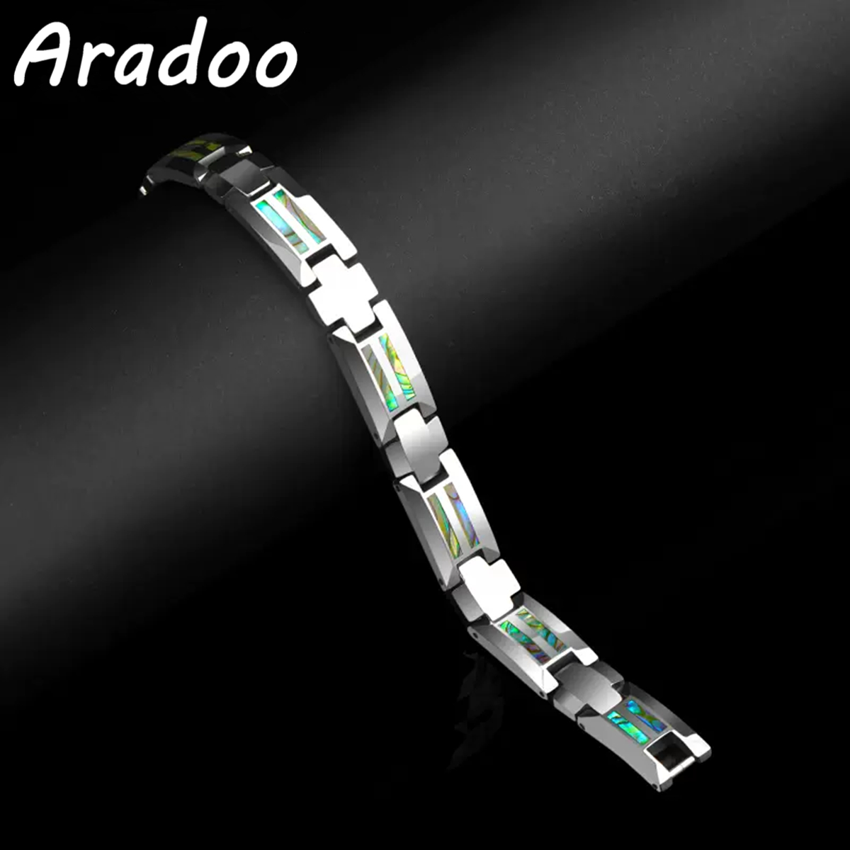 Abalone Shell Tungsten Steel B – обзор и цена Ceramic Link Bracelet