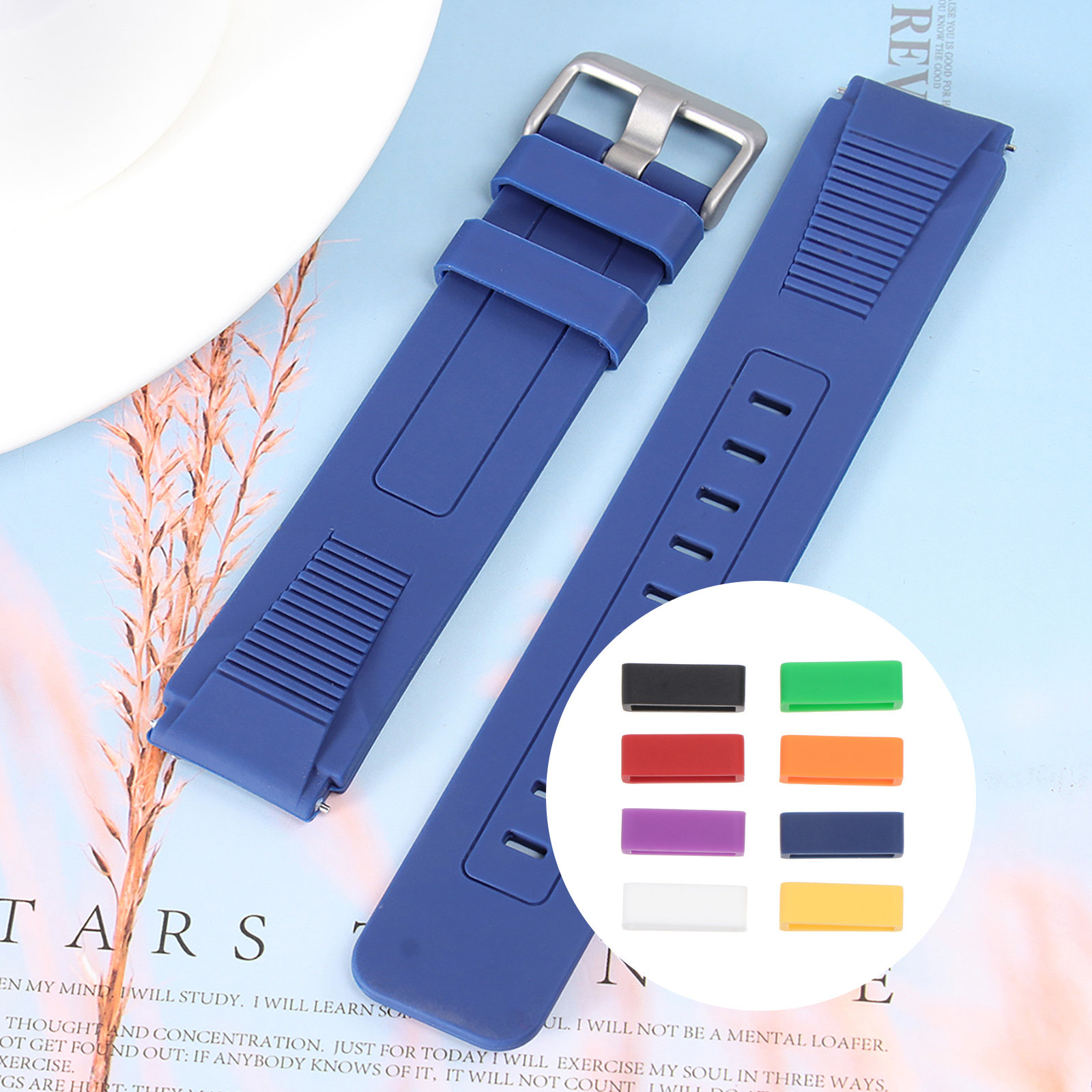 8Pcs Premium Silicone Watch Ba – обзор и цена Silicone Band Replacement