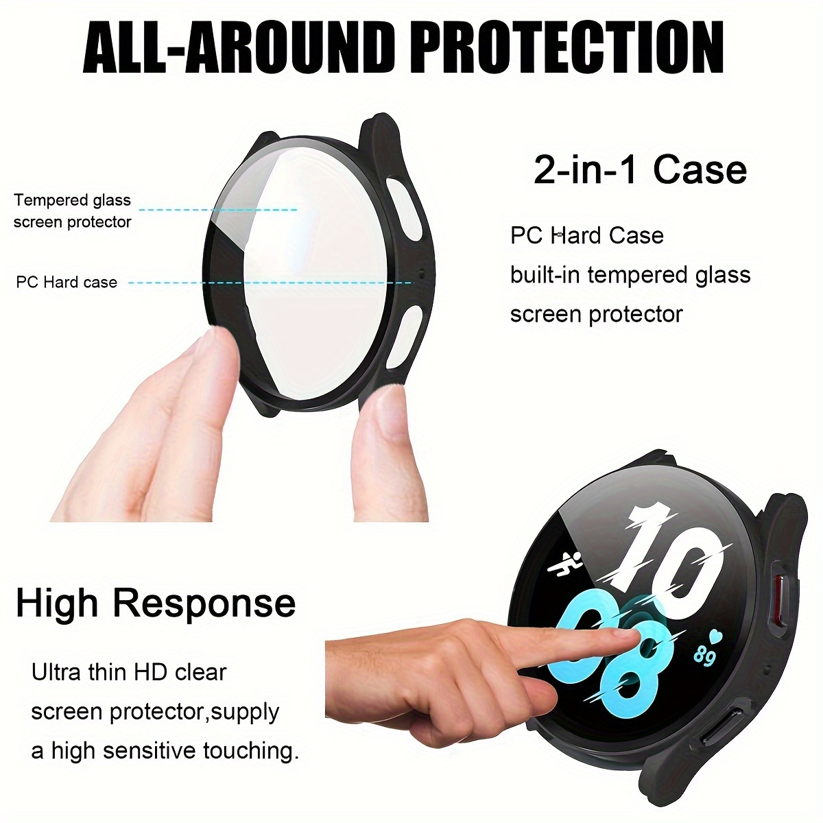 PC Case for Samsung Galaxy Wat – обзор и цена Accessories For Galaxy Watch 5