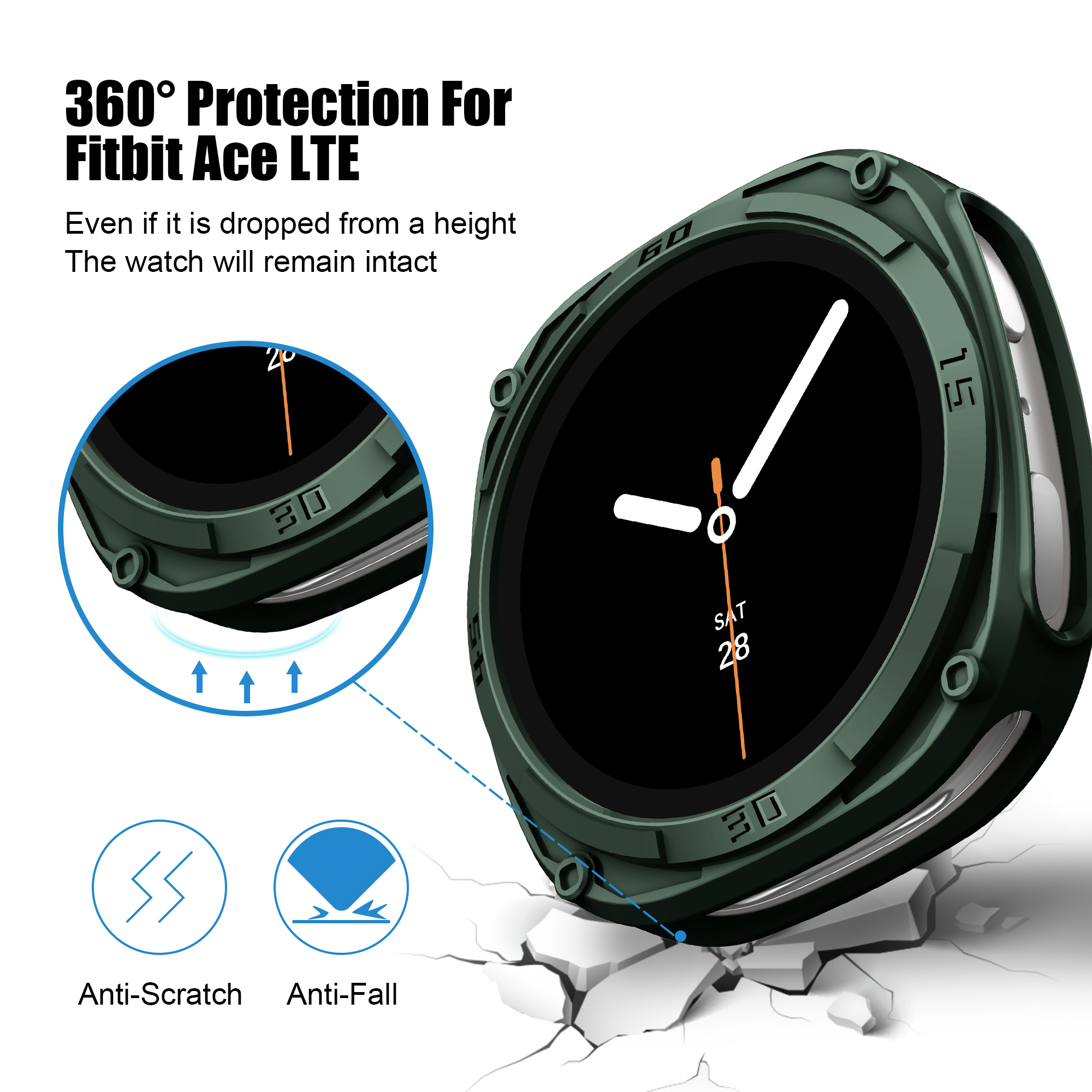 Rugged Bezel Case for Samsung  – обзор и цена Samsung Smartwatch Accessories