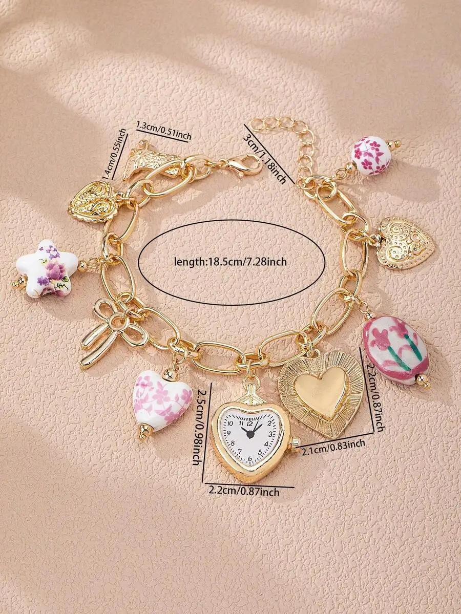 Handmade Floral Porcelain Char – обзор и цена Ceramic Link Bracelet