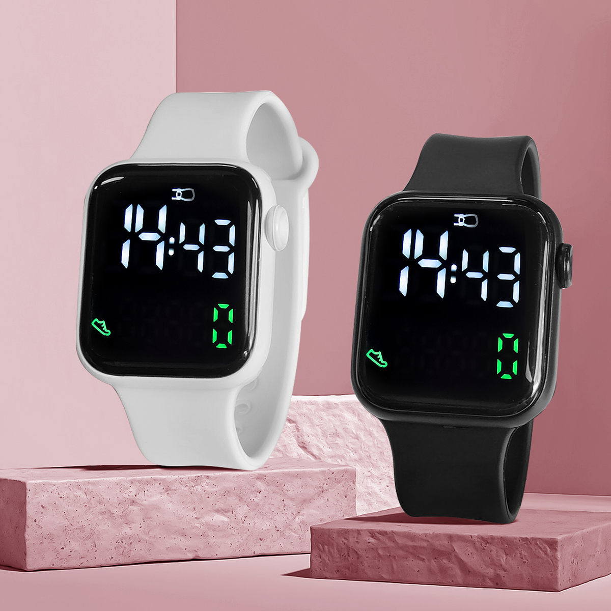 New 2PCS Student Minimalist Sm – обзор и цена Smartwatch Touch