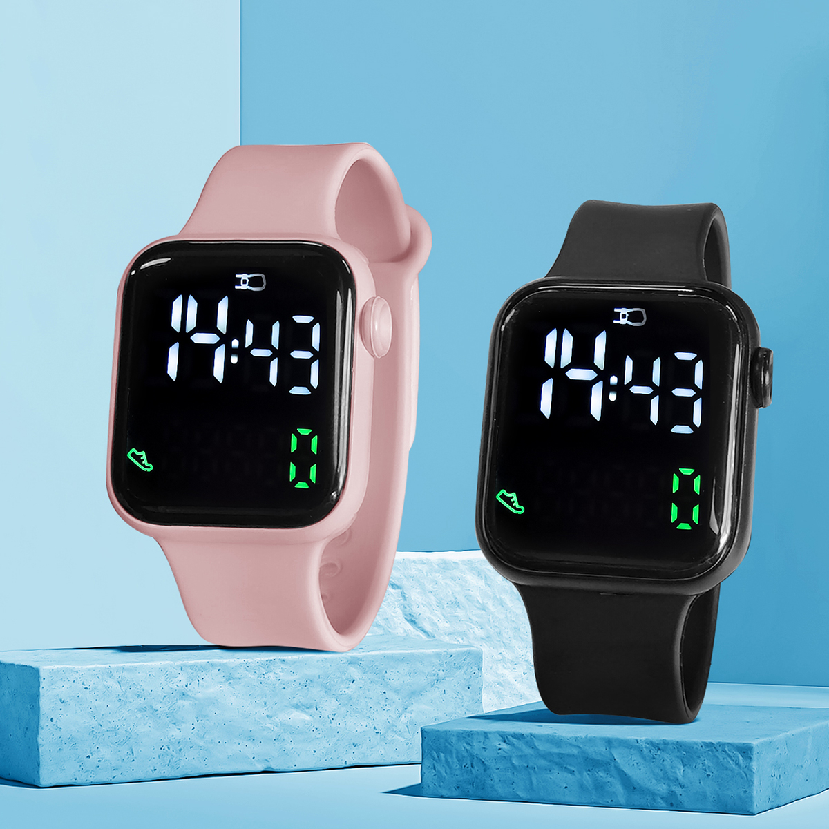 New 2PCS Student Minimalist Sm – обзор и цена Smartwatch Touch