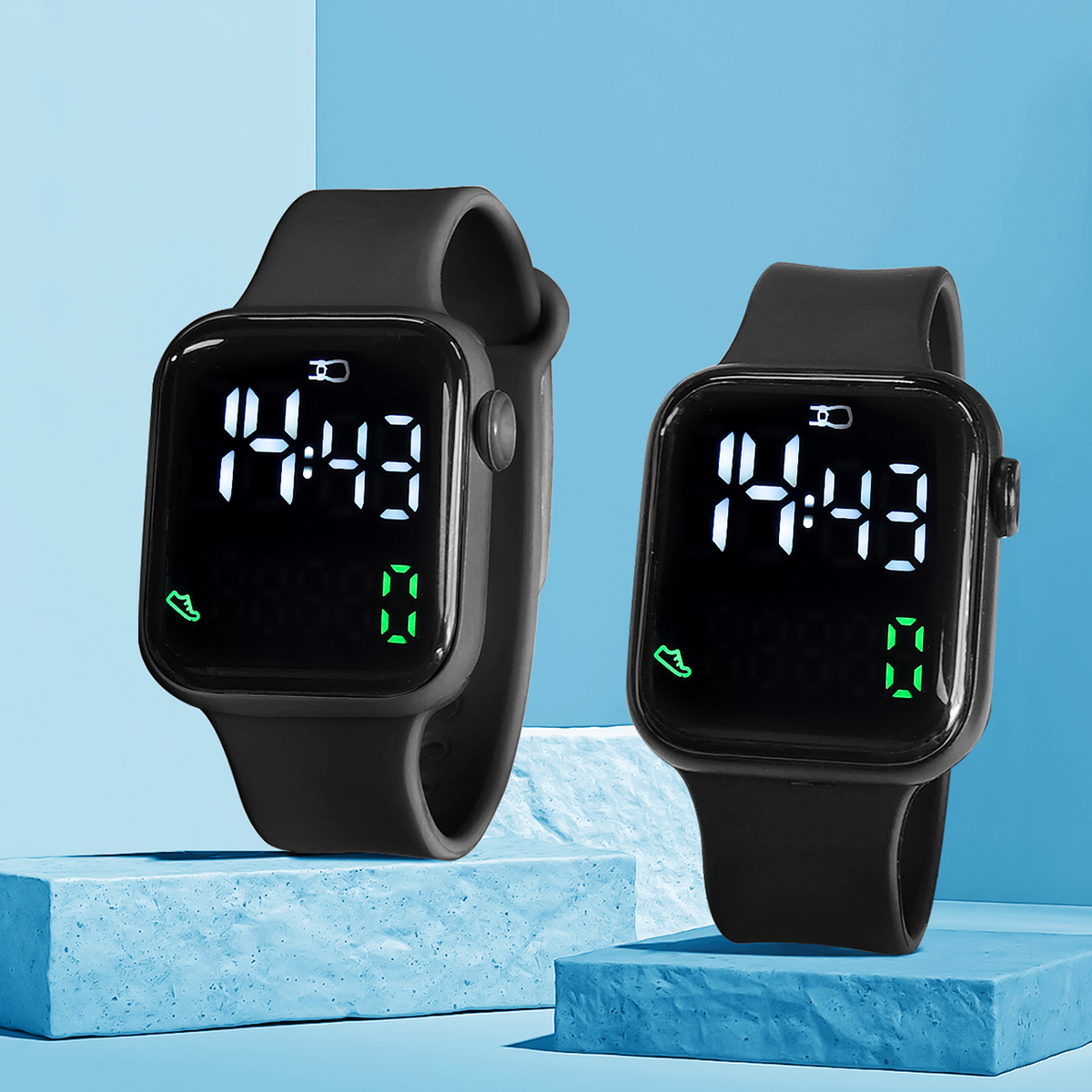 New 2PCS Student Minimalist Sm – обзор и цена Smartwatch Touch